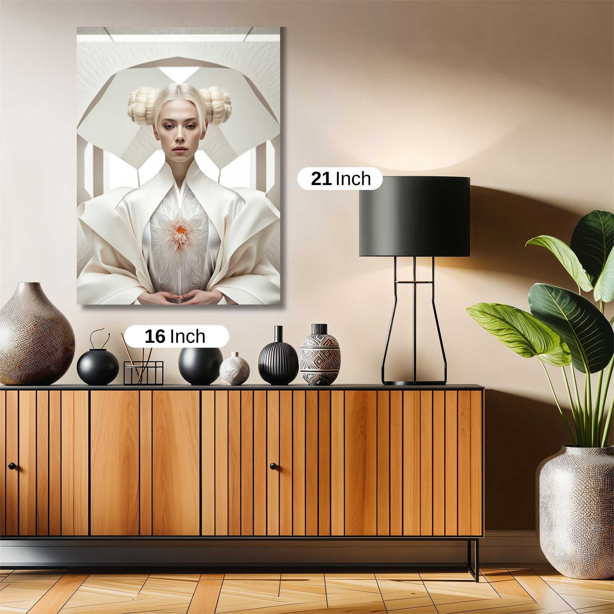 Futuristic Serenity Safe Wall Magnetic / M