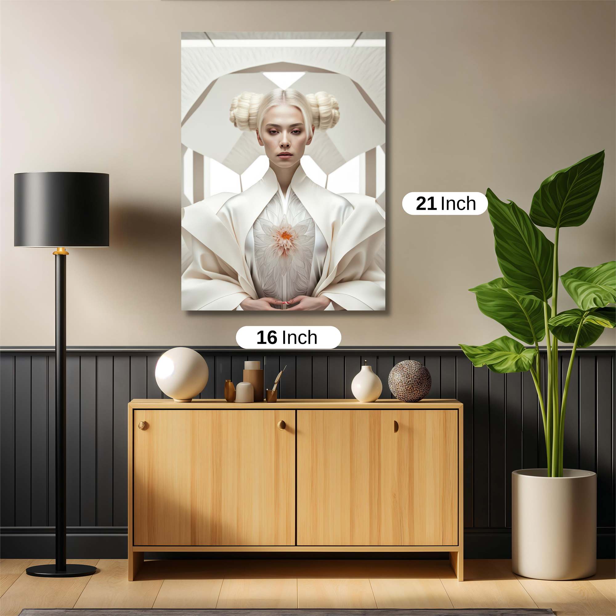 Futuristic Serenity Safe Wall Magnetic / M