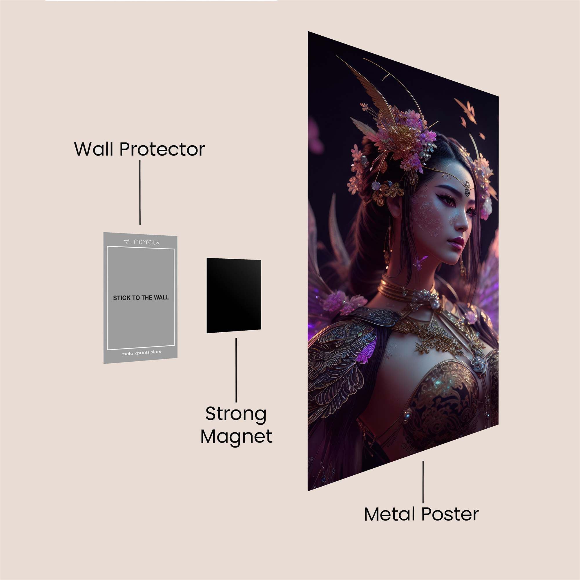 Fairy Enchantment Safe Wall Magnetic / M