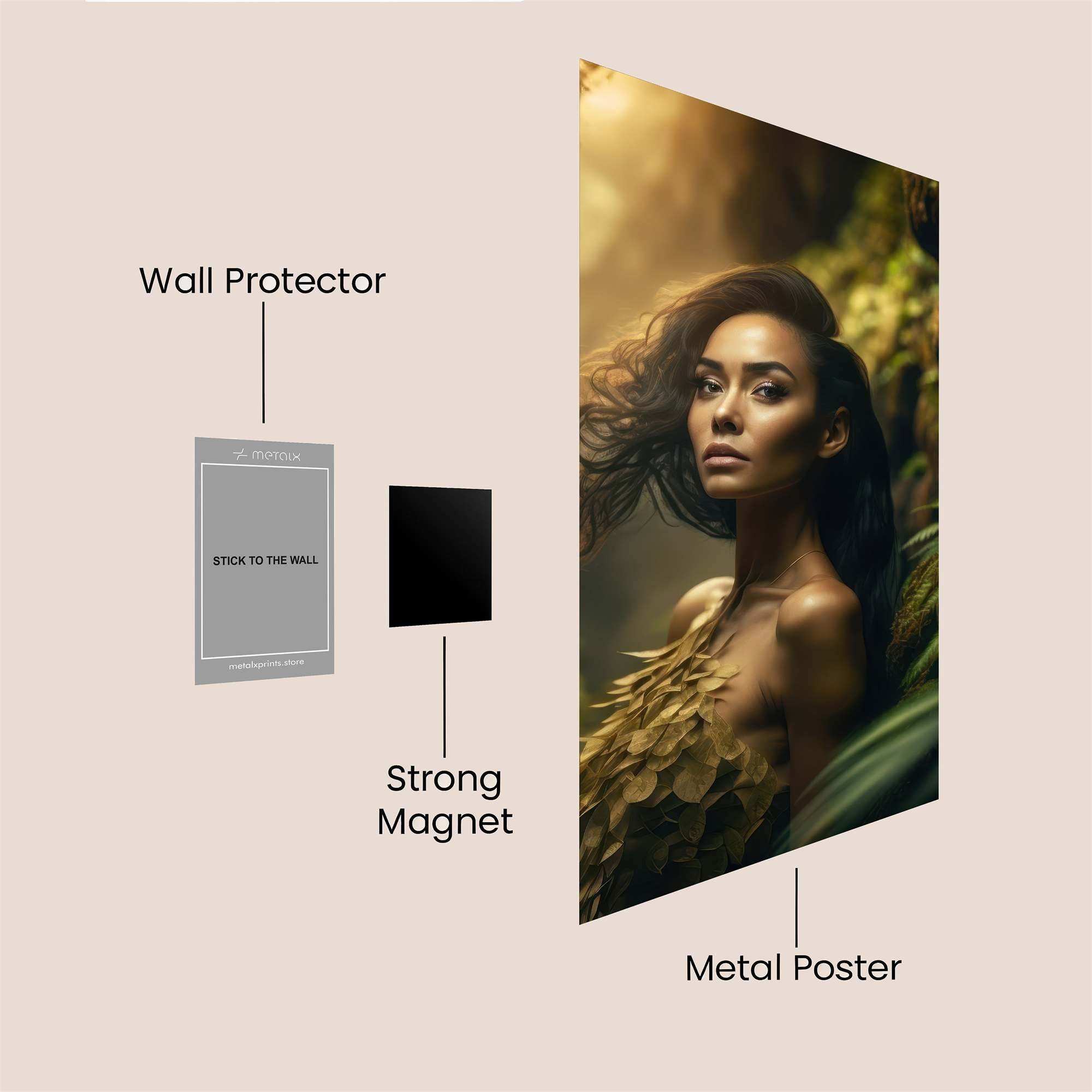 Forest Enchantress Safe Wall Magnetic / M