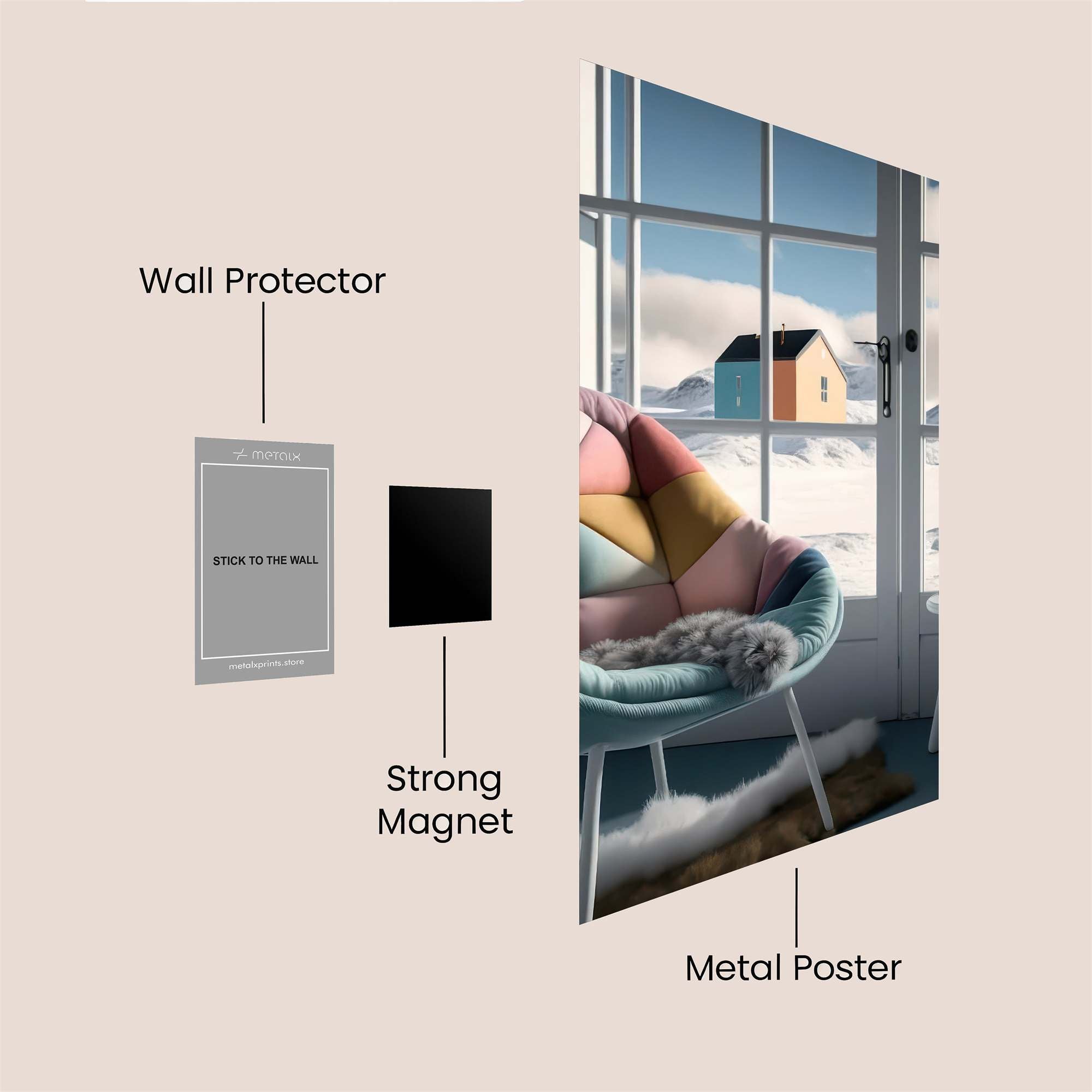 Cabin Serenity Safe Wall Magnetic / M
