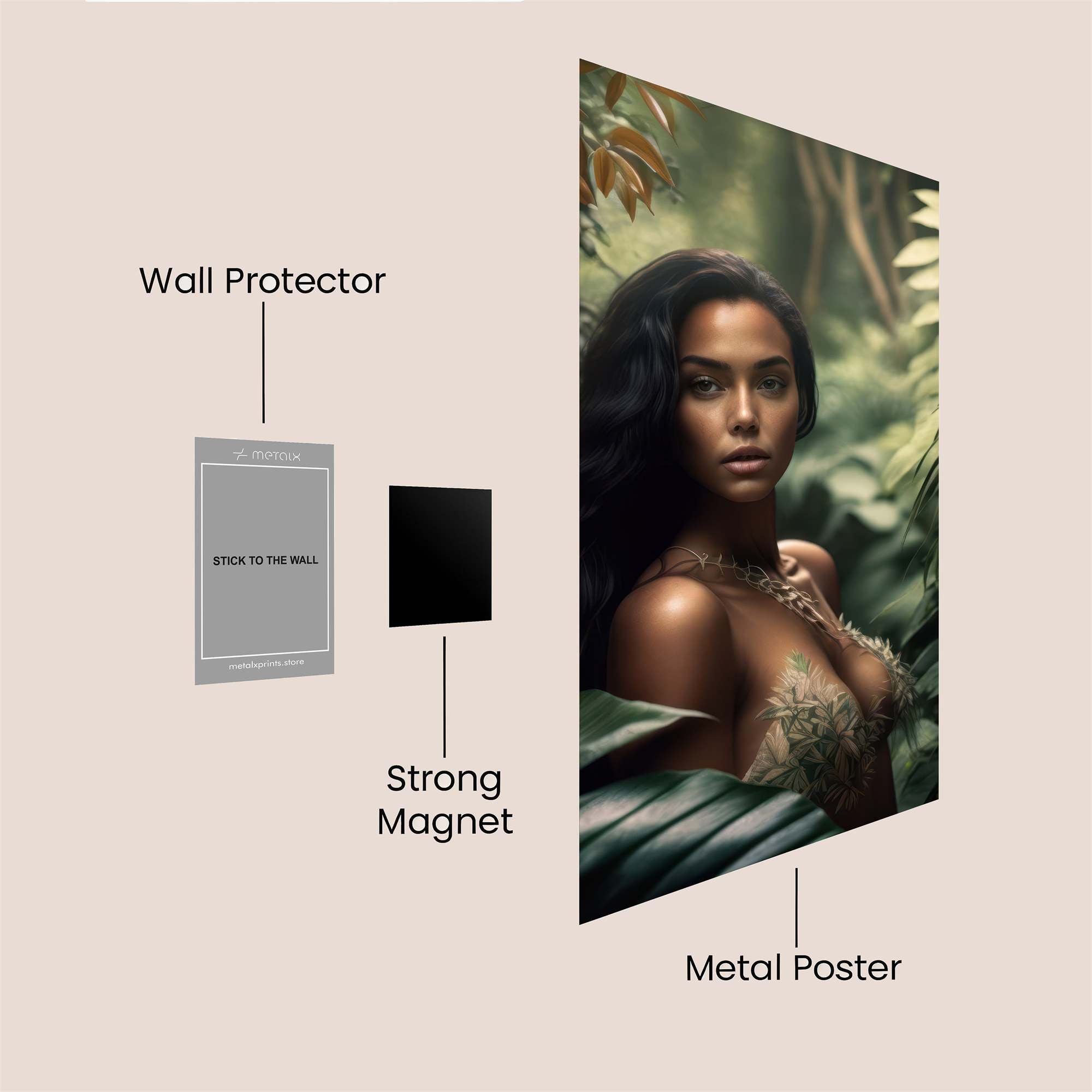 Jungle Enchantress Safe Wall Magnetic / M