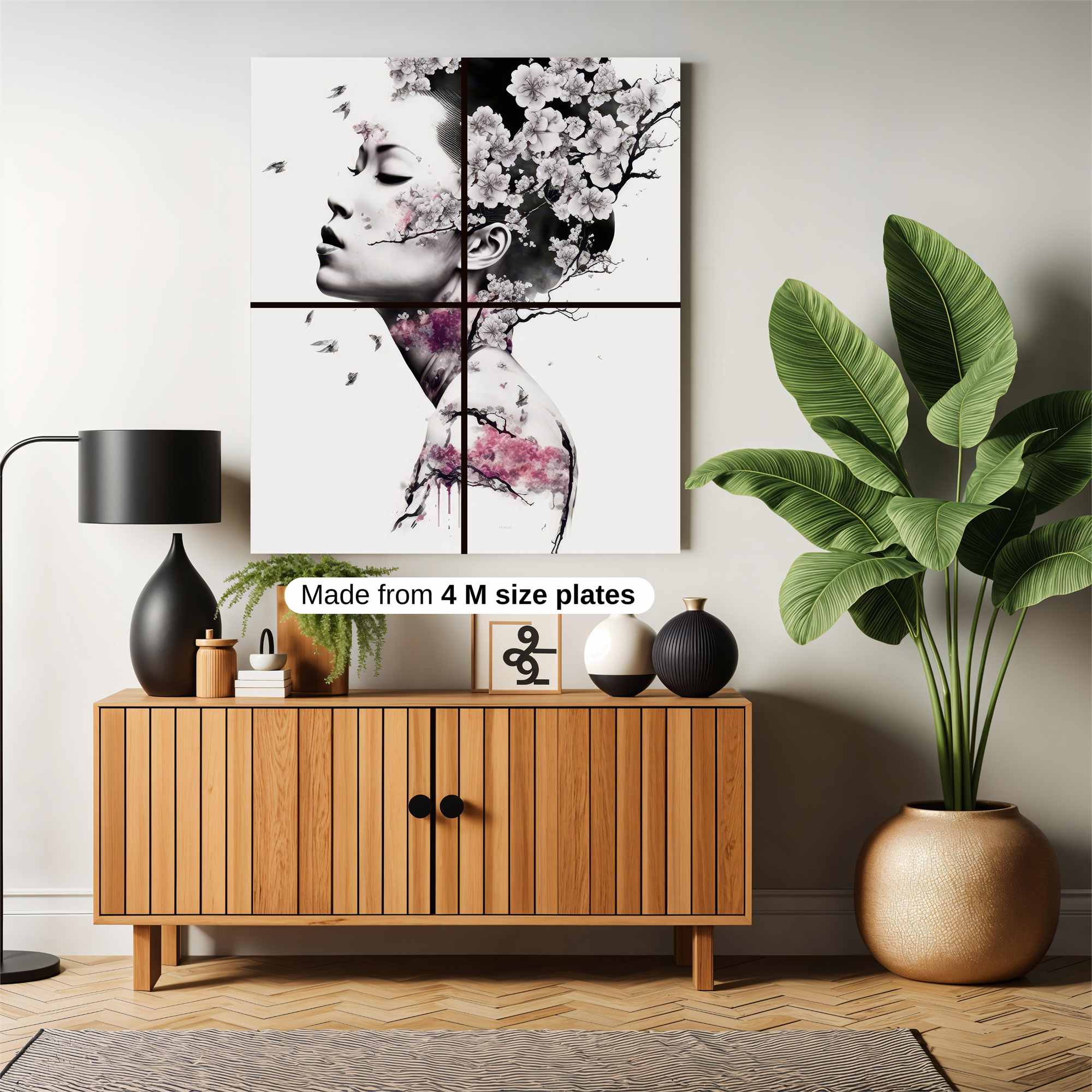 Blossom Serenity Safe Wall Magnetic / M