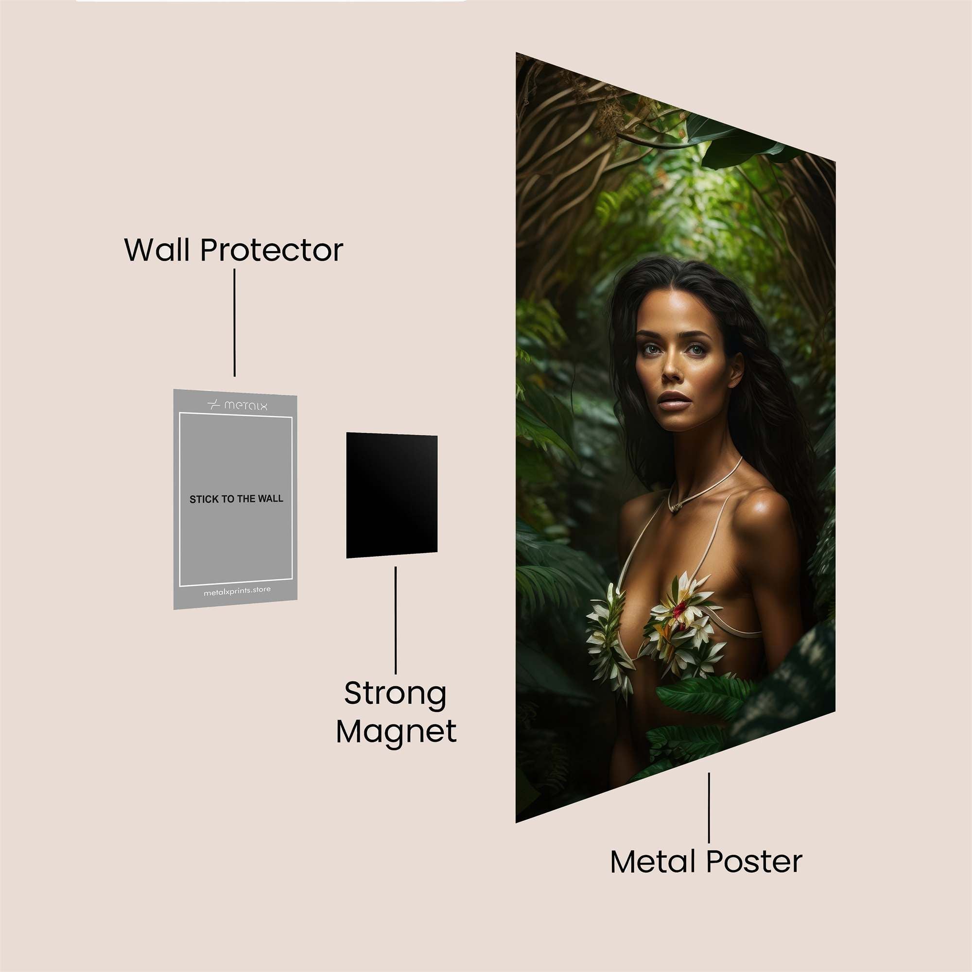 Jungle Enchantment Safe Wall Magnetic / M