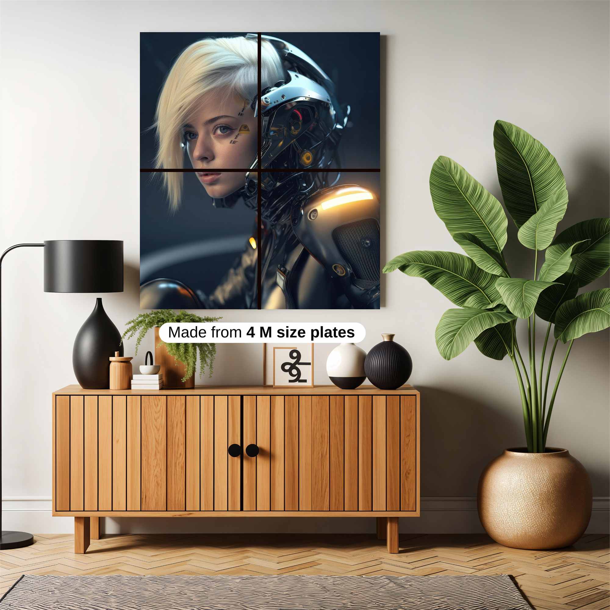 Cyber Serenity Safe Wall Magnetic / M