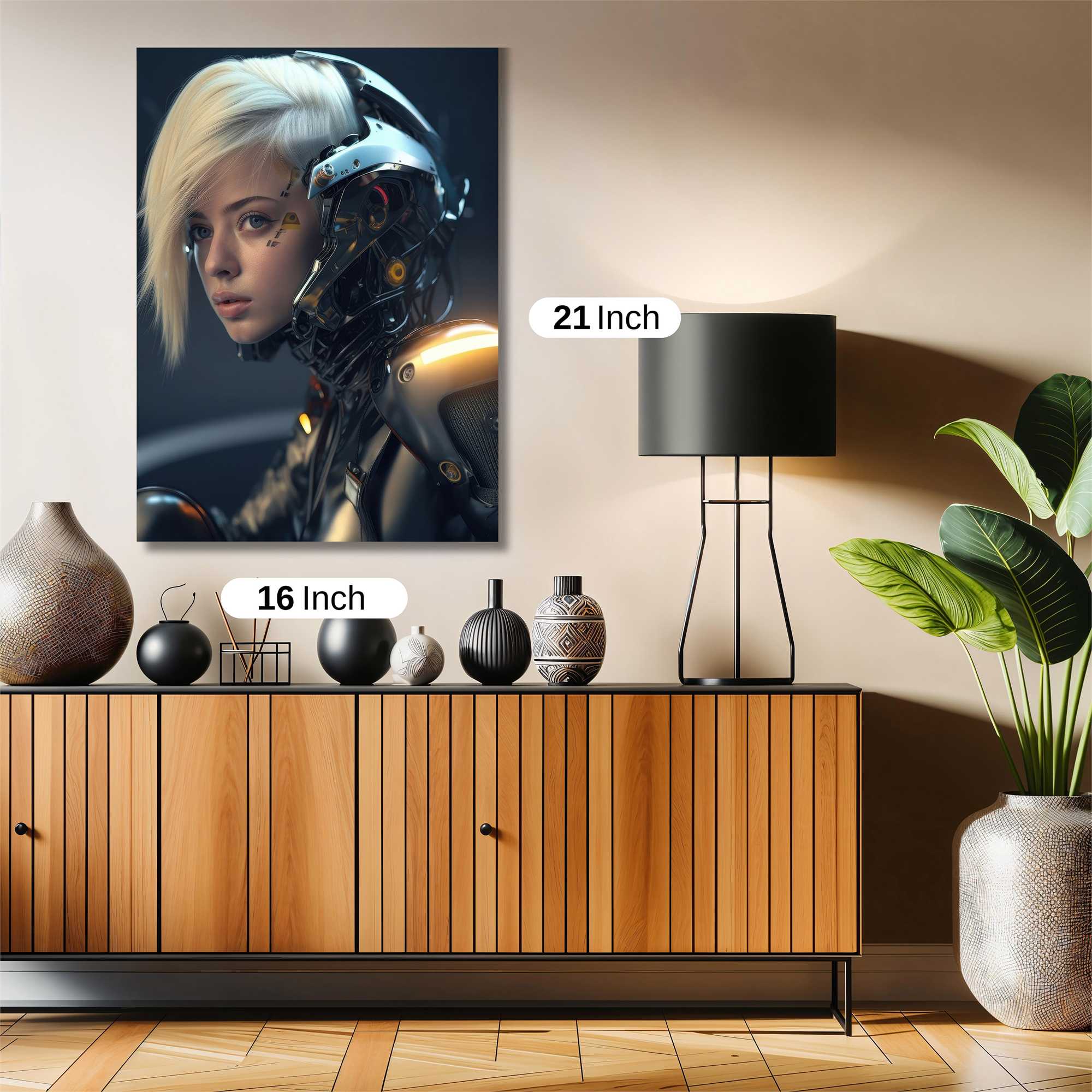 Cyber Serenity Safe Wall Magnetic / M