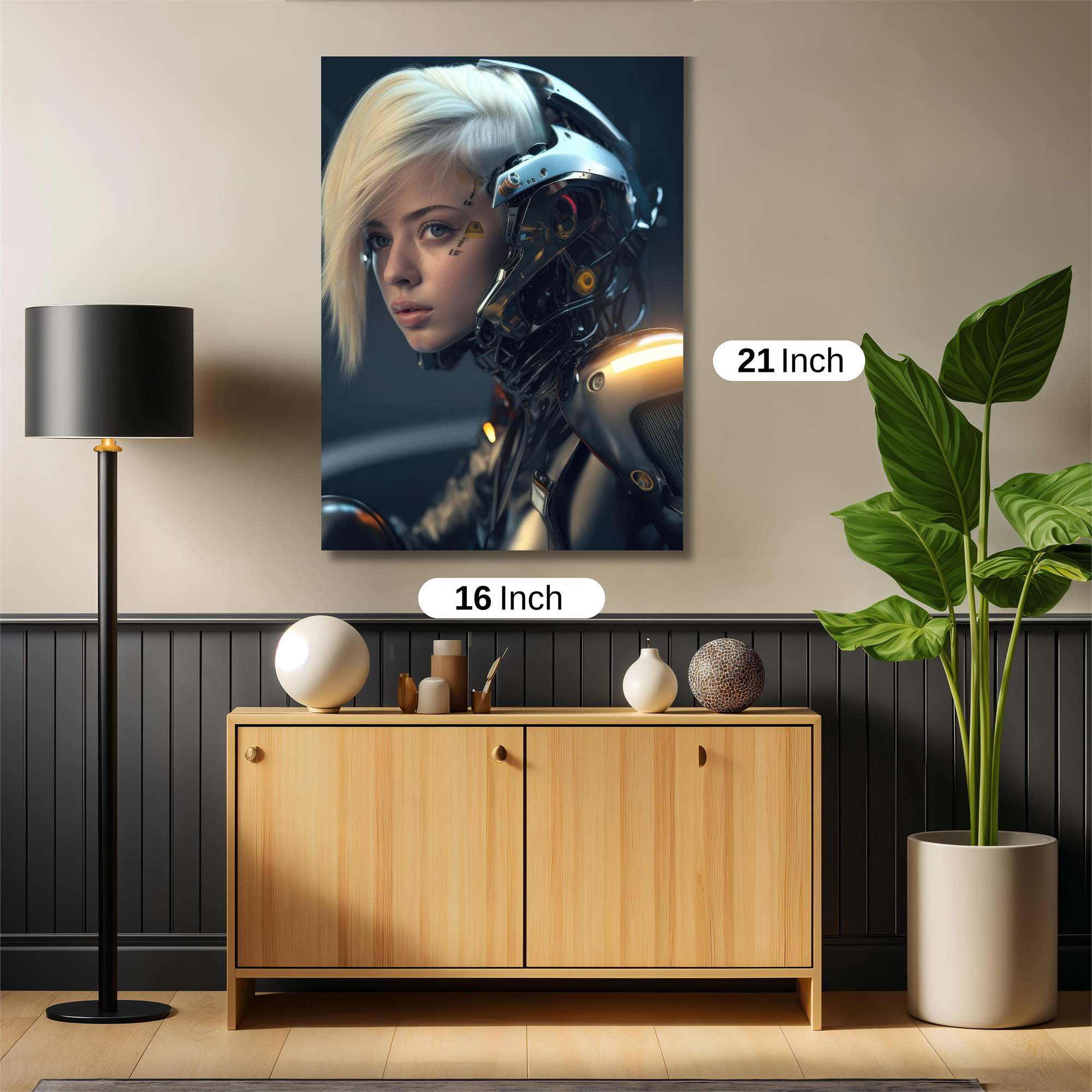 Cyber Serenity Safe Wall Magnetic / M