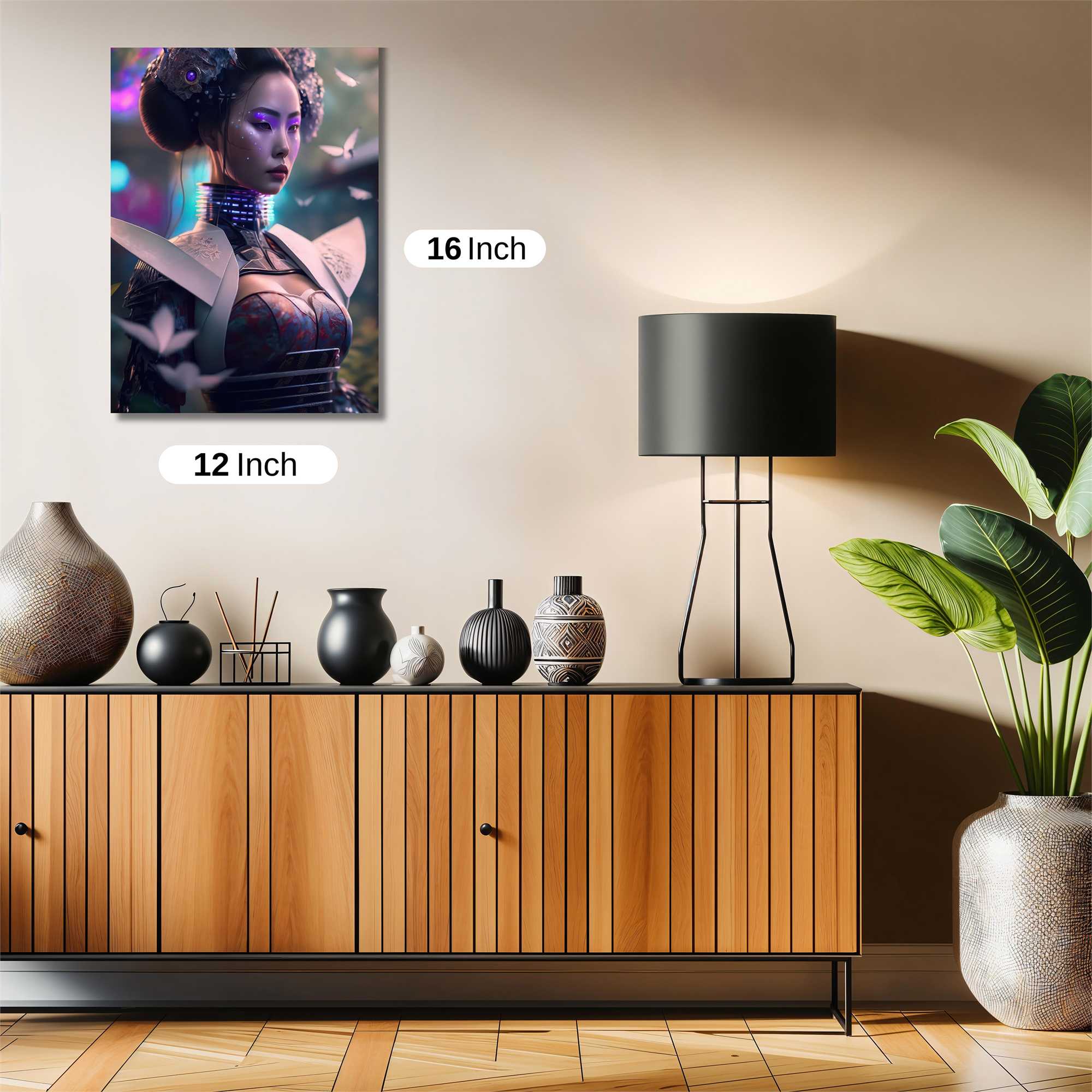 Geisha Futuristic Safe Wall Magnetic / M