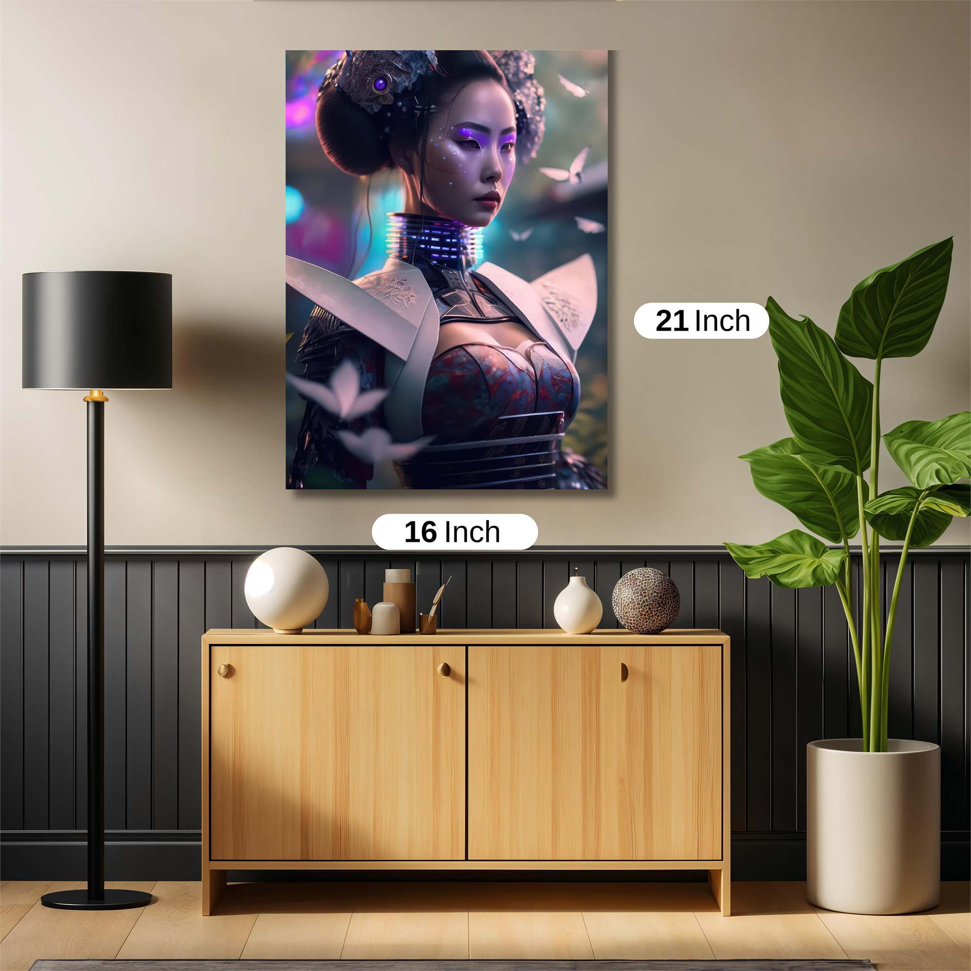 Geisha Futuristic Safe Wall Magnetic / M