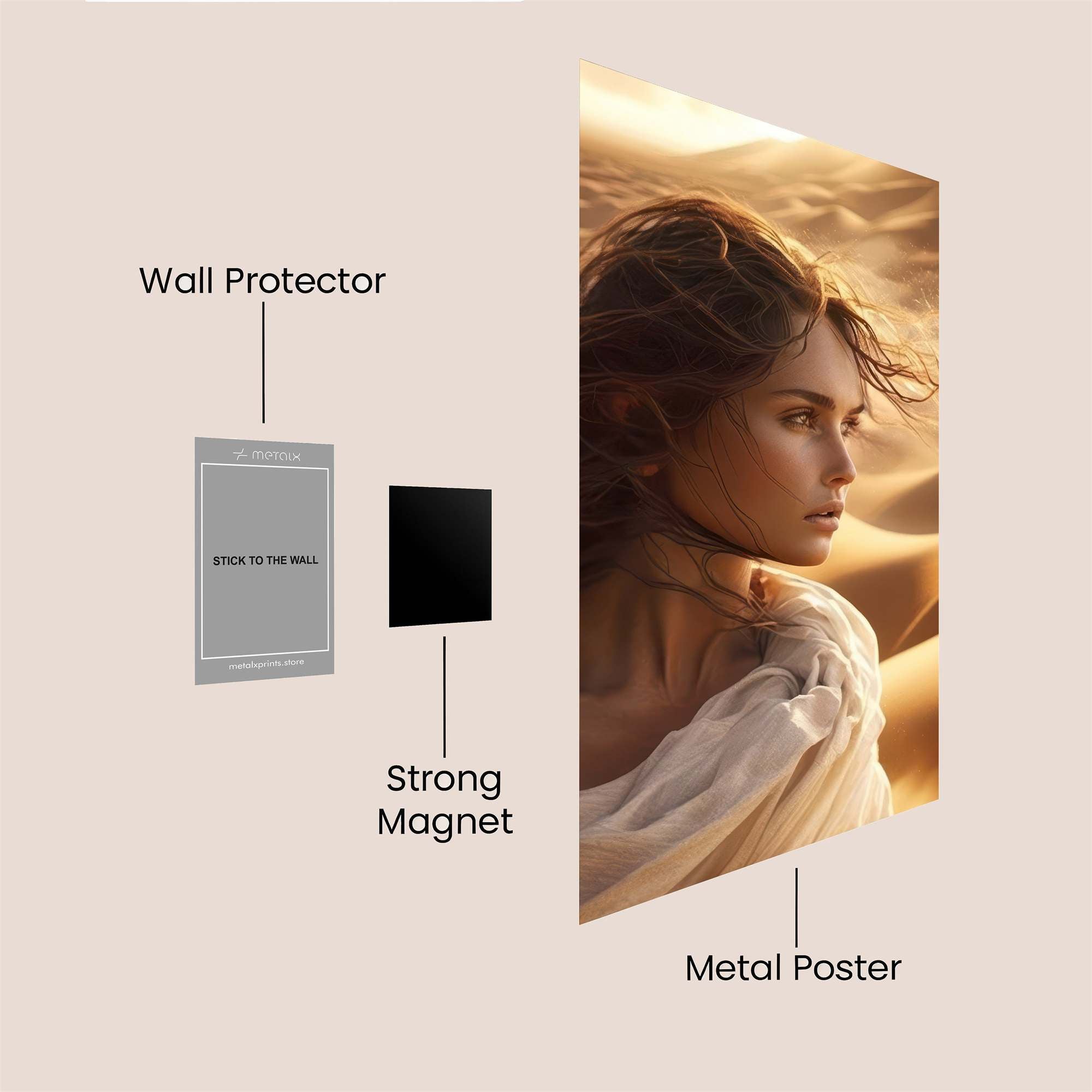 Desert Dream Safe Wall Magnetic / M