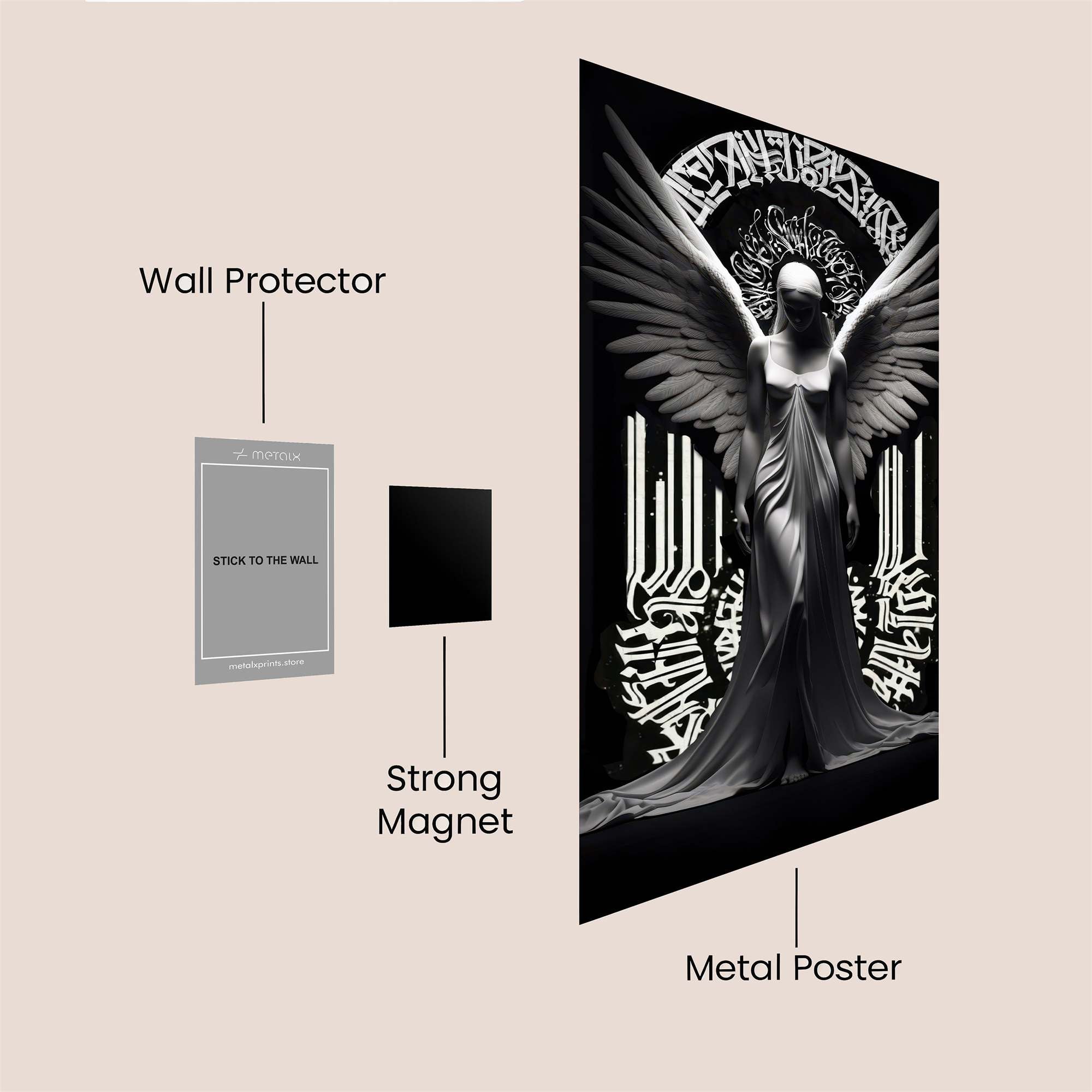 Angel Enigma Safe Wall Magnetic / M