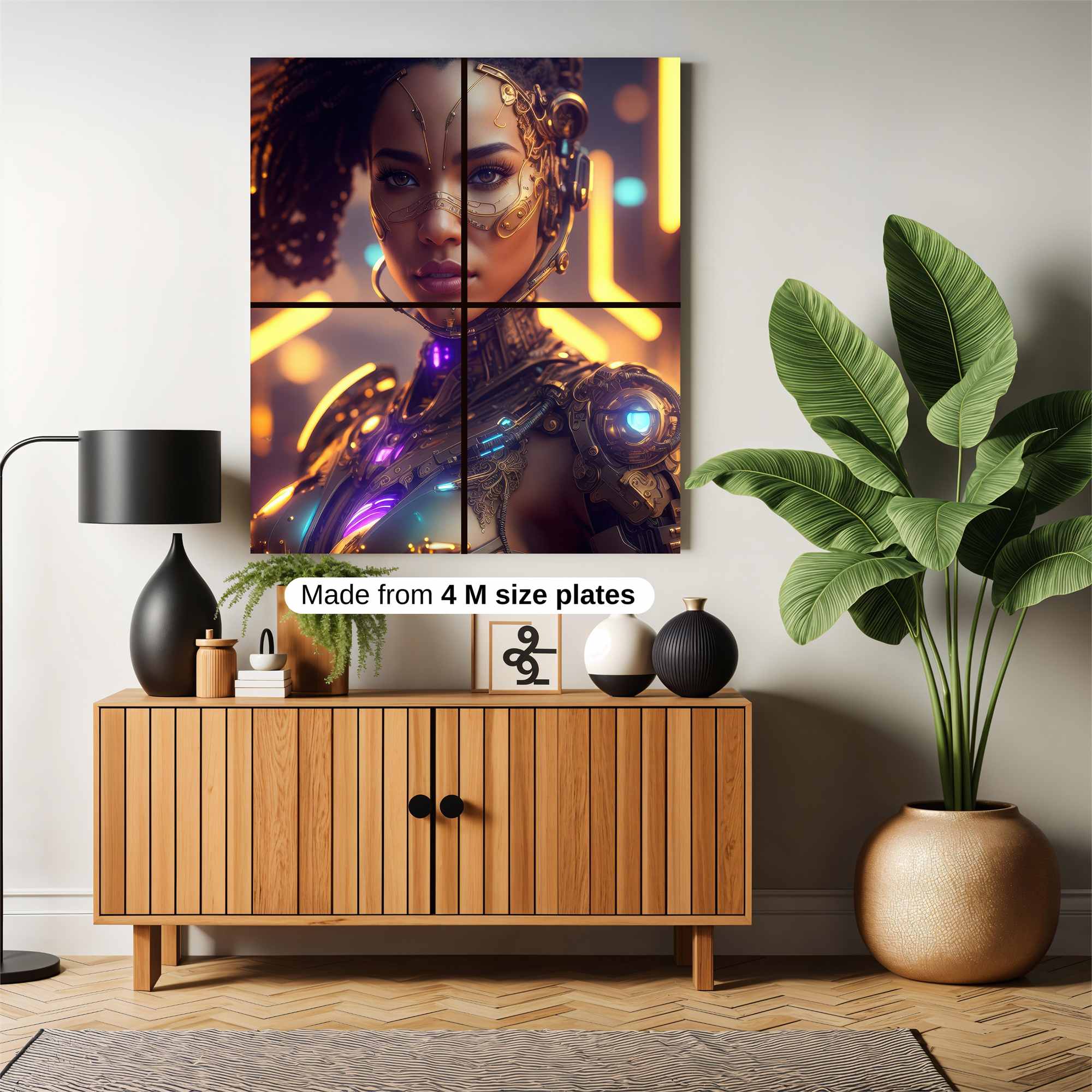 Cyber Enigma Safe Wall Magnetic / M