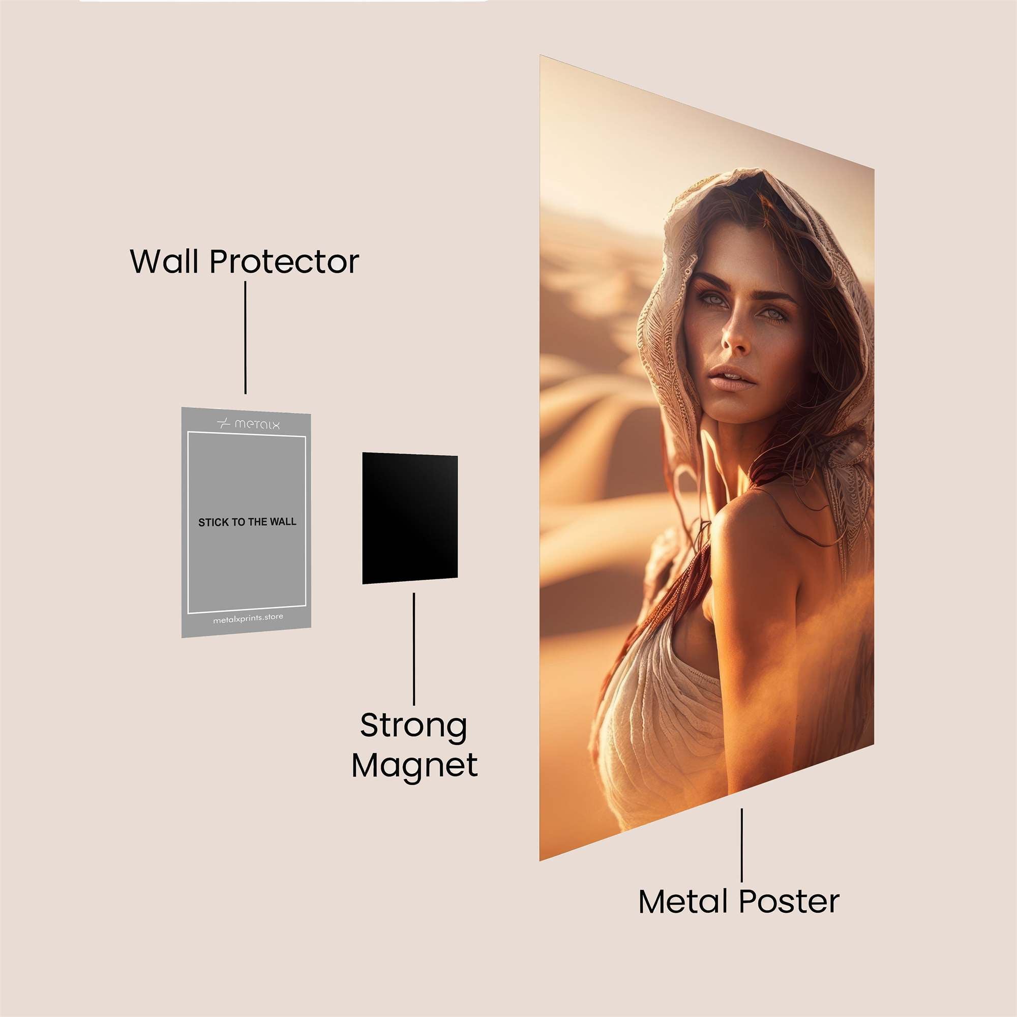 Desert Dream Safe Wall Magnetic / M