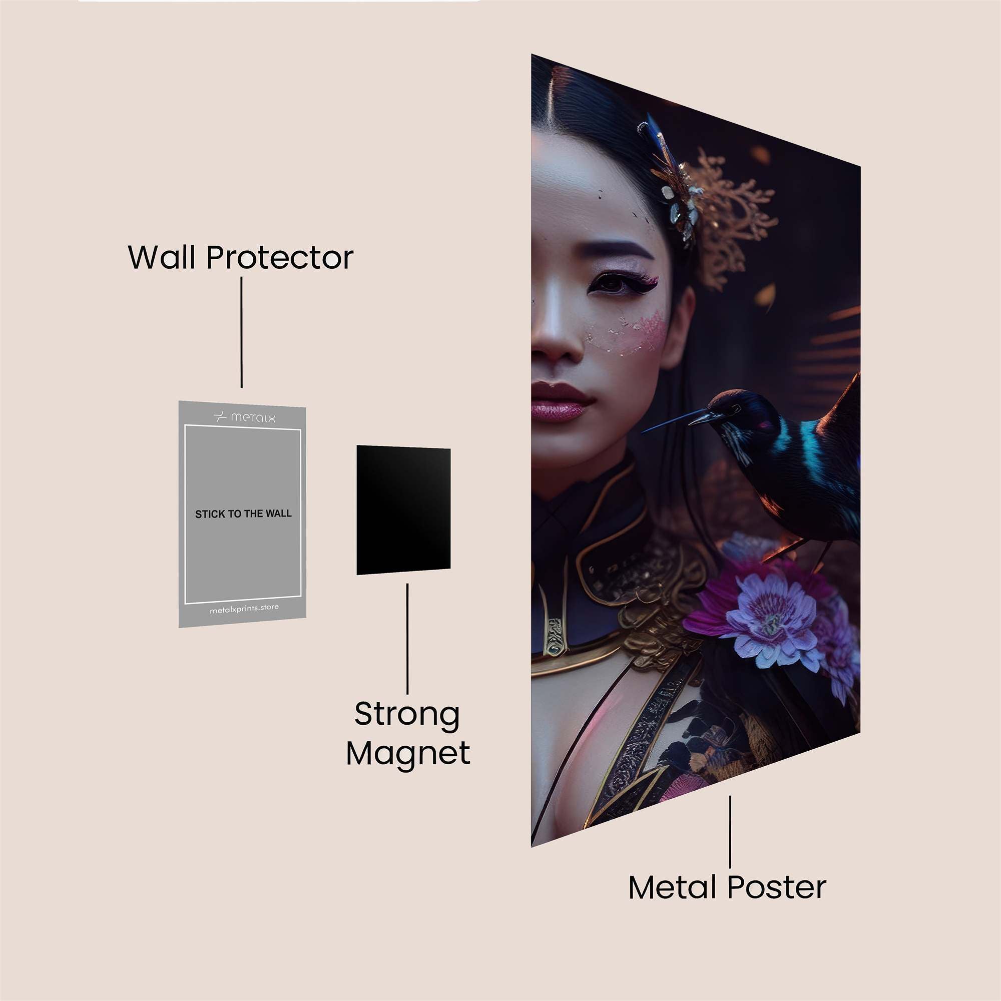 Empress Enigmatic Safe Wall Magnetic / M