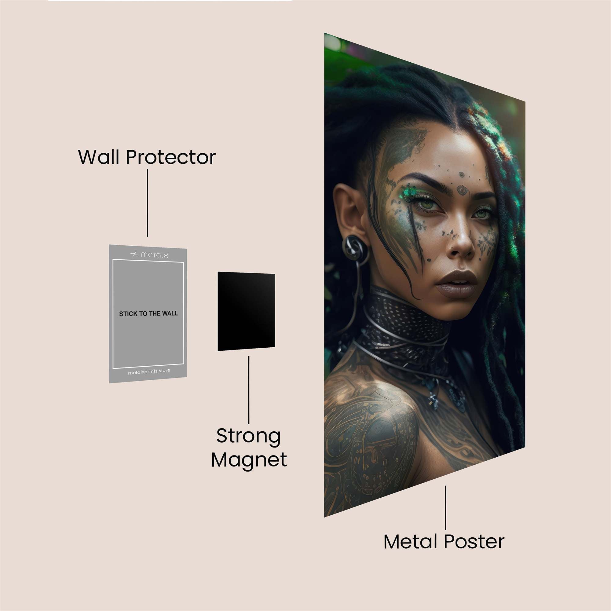 Jungle Enigma Safe Wall Magnetic / M