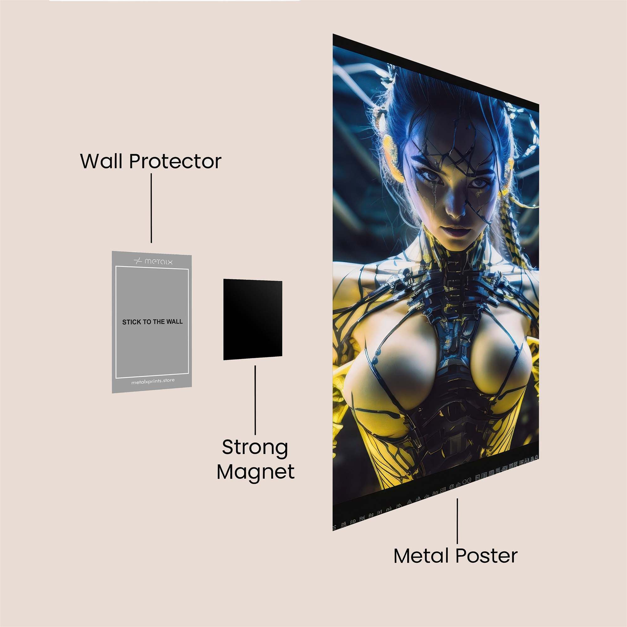 Elegance Radiant Safe Wall Magnetic / M