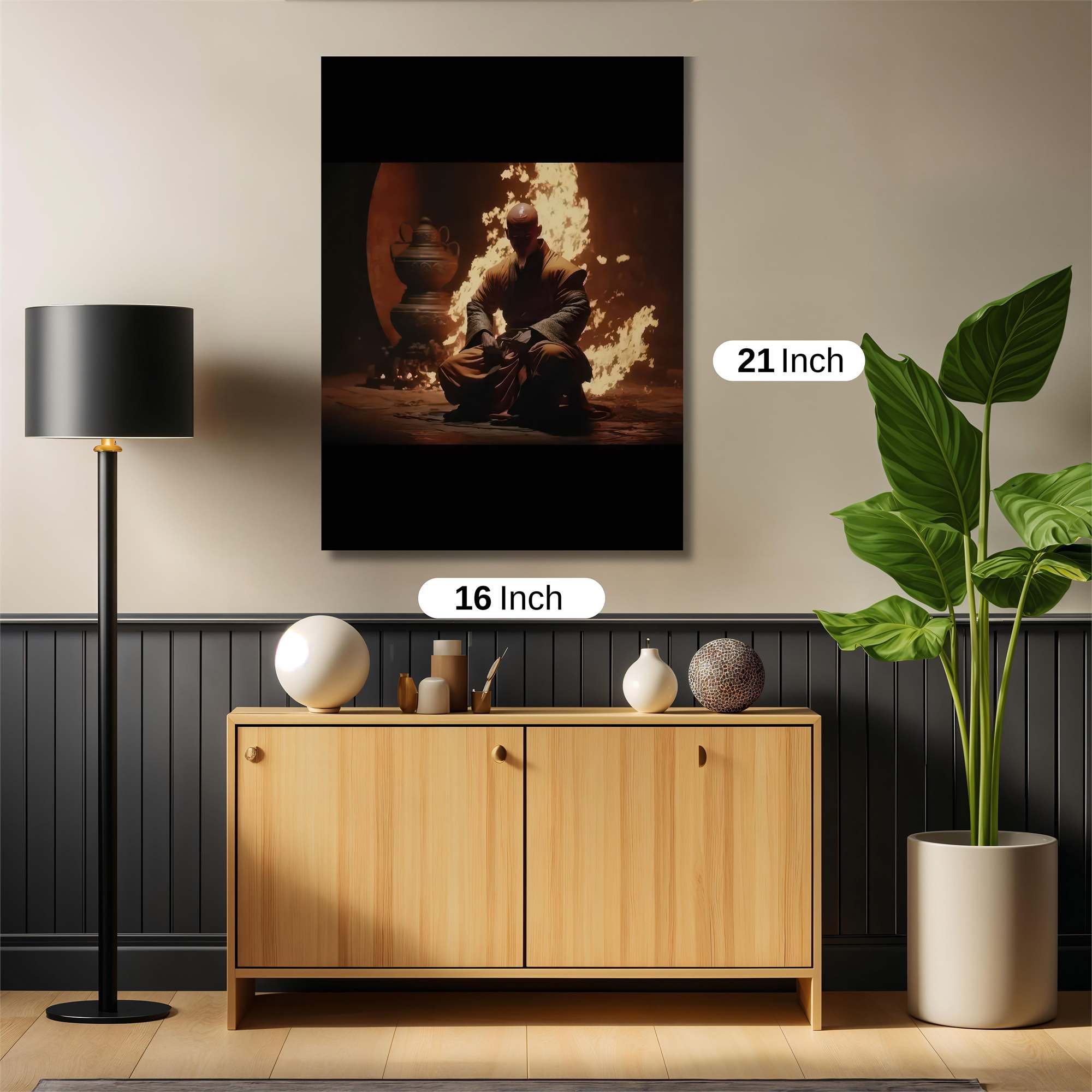 Monk Serene Safe Wall Magnetic / M