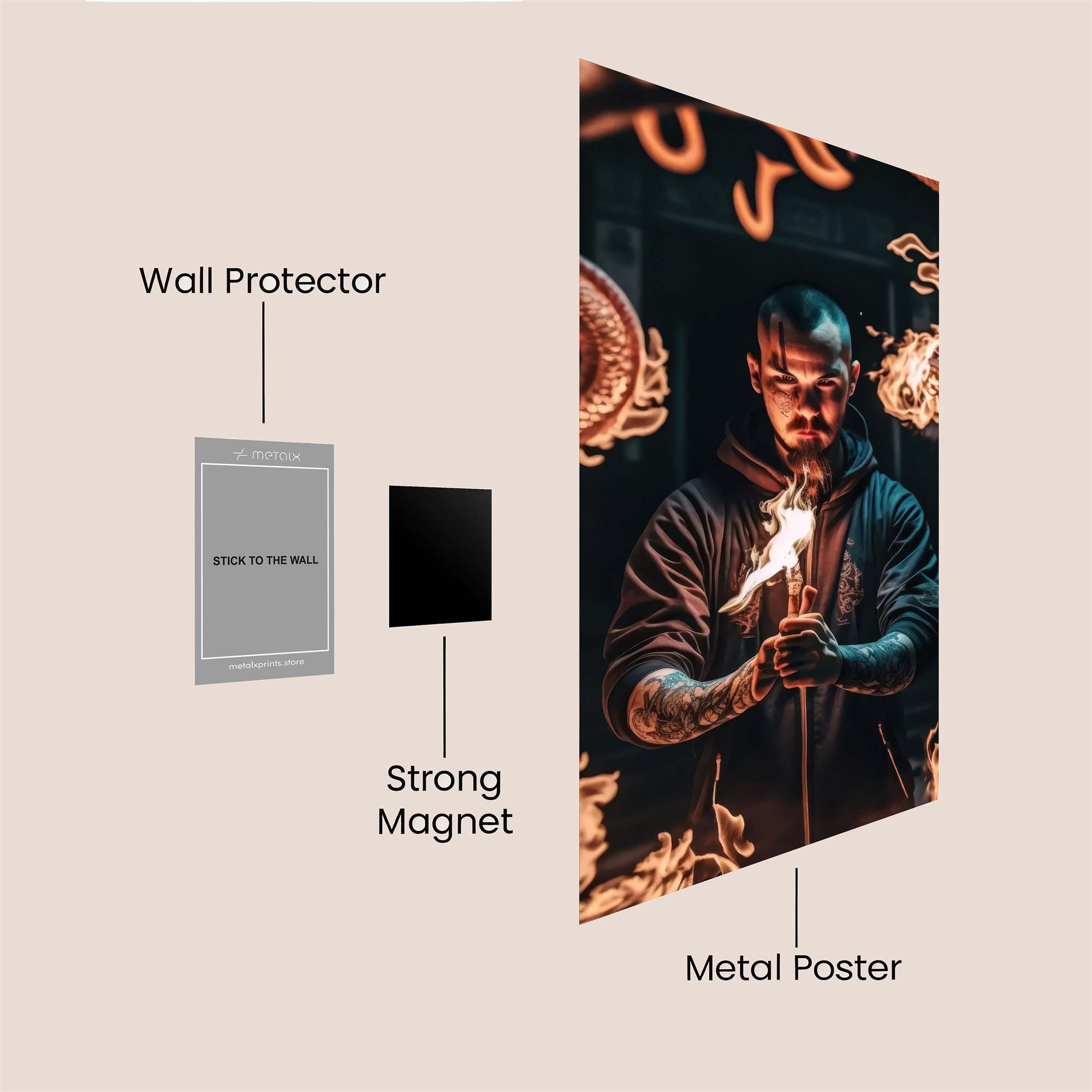 Dragon Enigma Safe Wall Magnetic / M