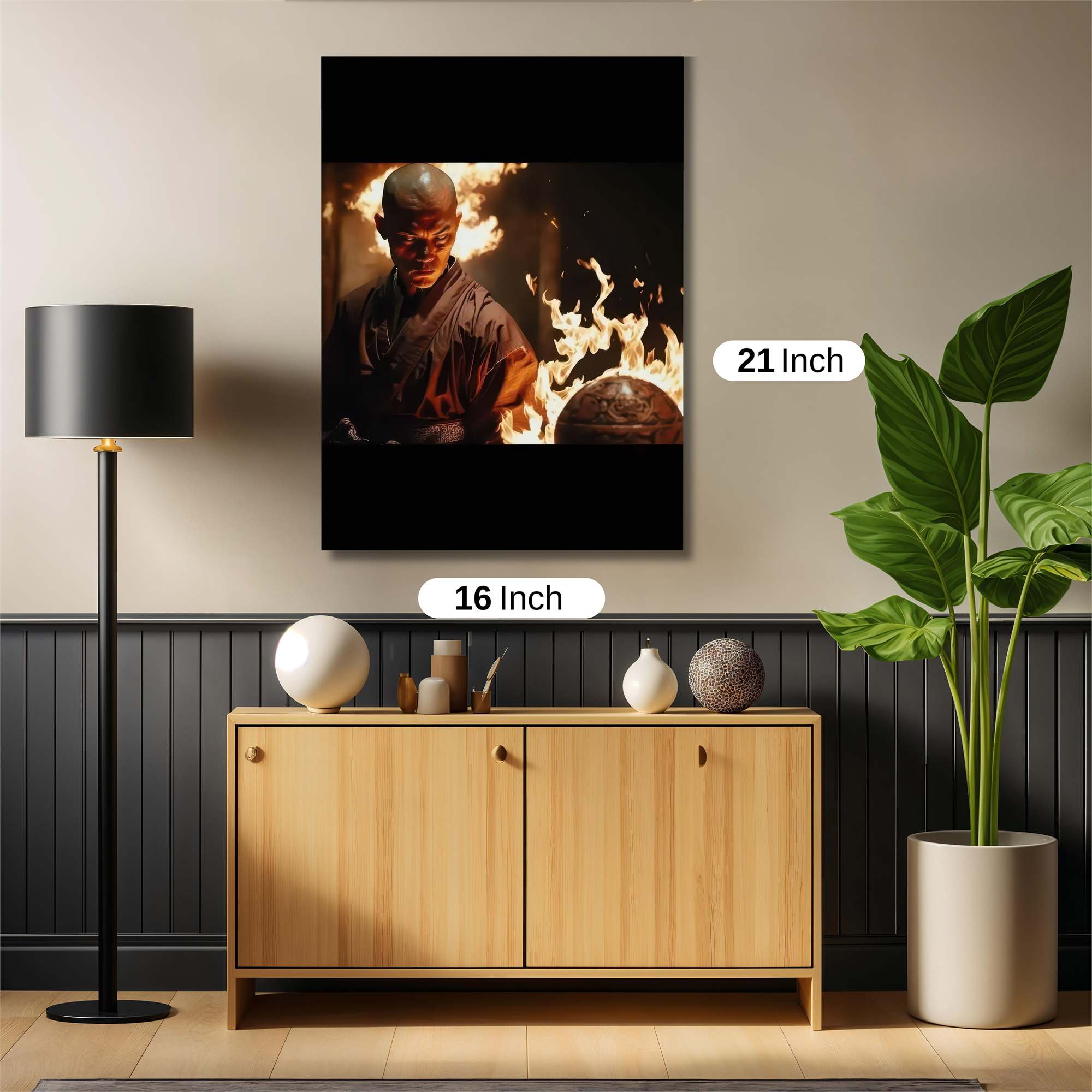 Monk Serene Safe Wall Magnetic / M