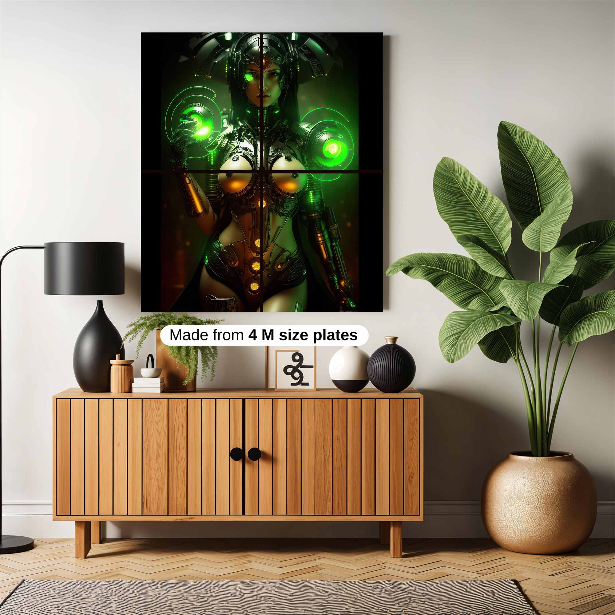 Cyber Enigma Safe Wall Magnetic / M