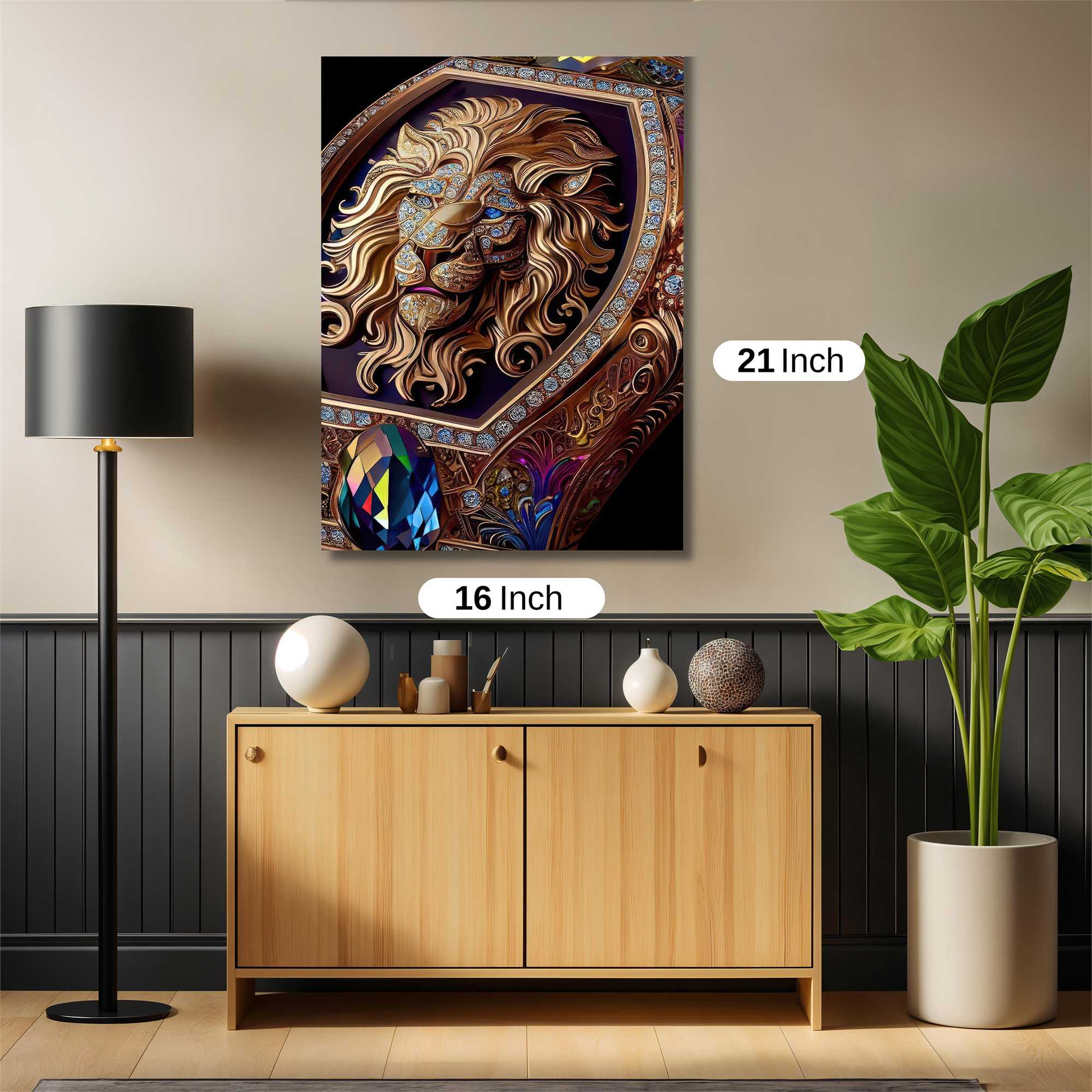 Lion Majesty Safe Wall Magnetic / M
