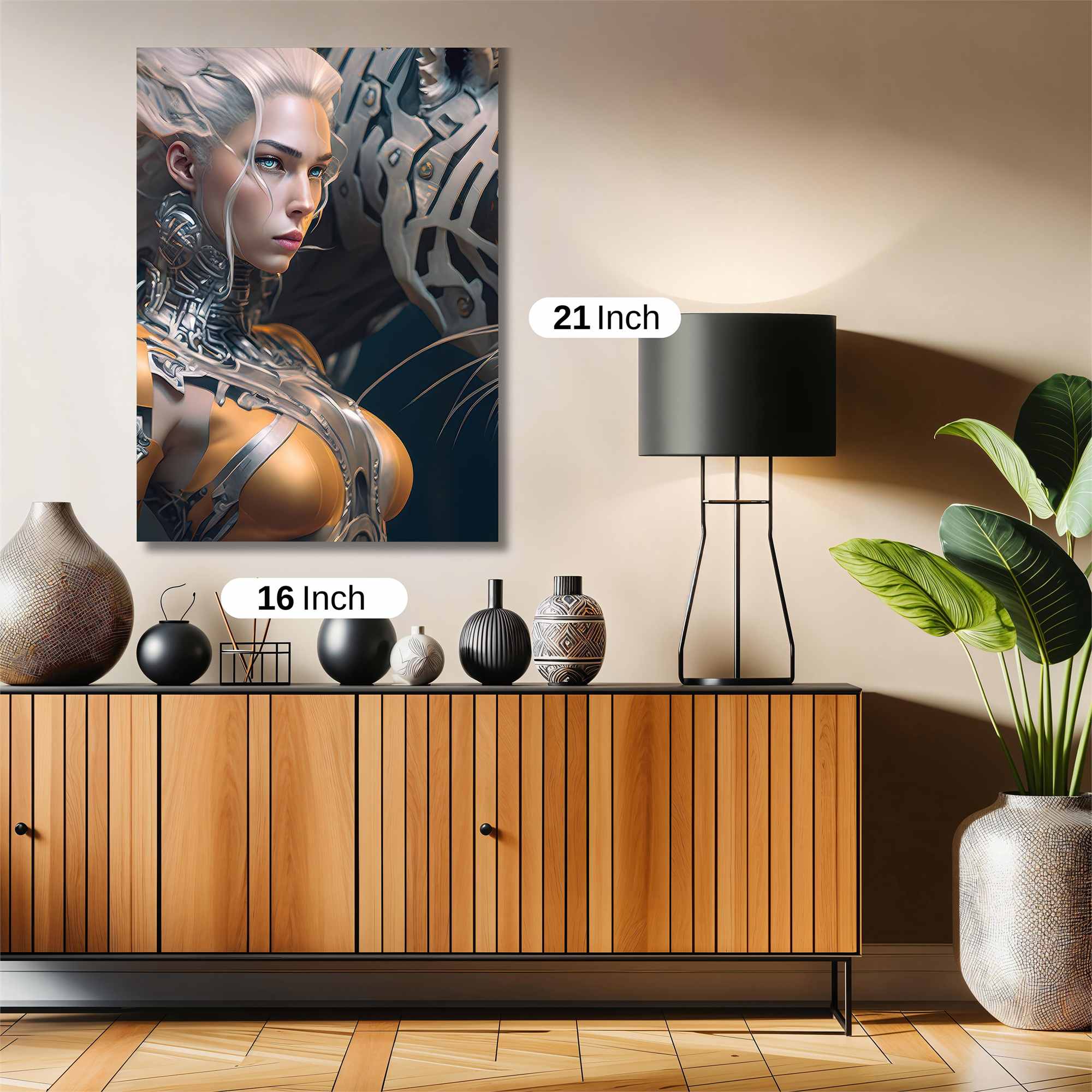 Smiling Serene Safe Wall Magnetic / M