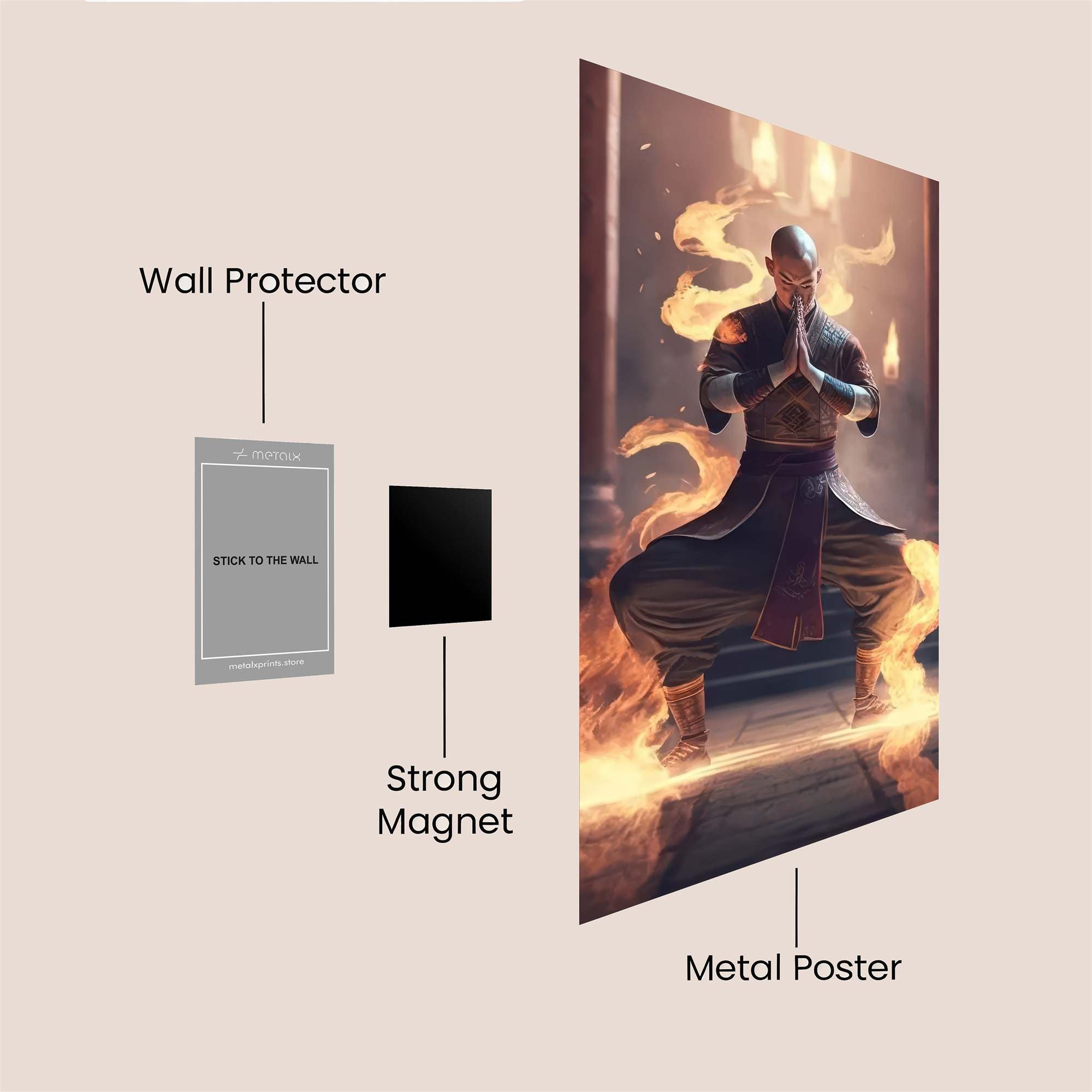 Zuko Fierce Safe Wall Magnetic / M