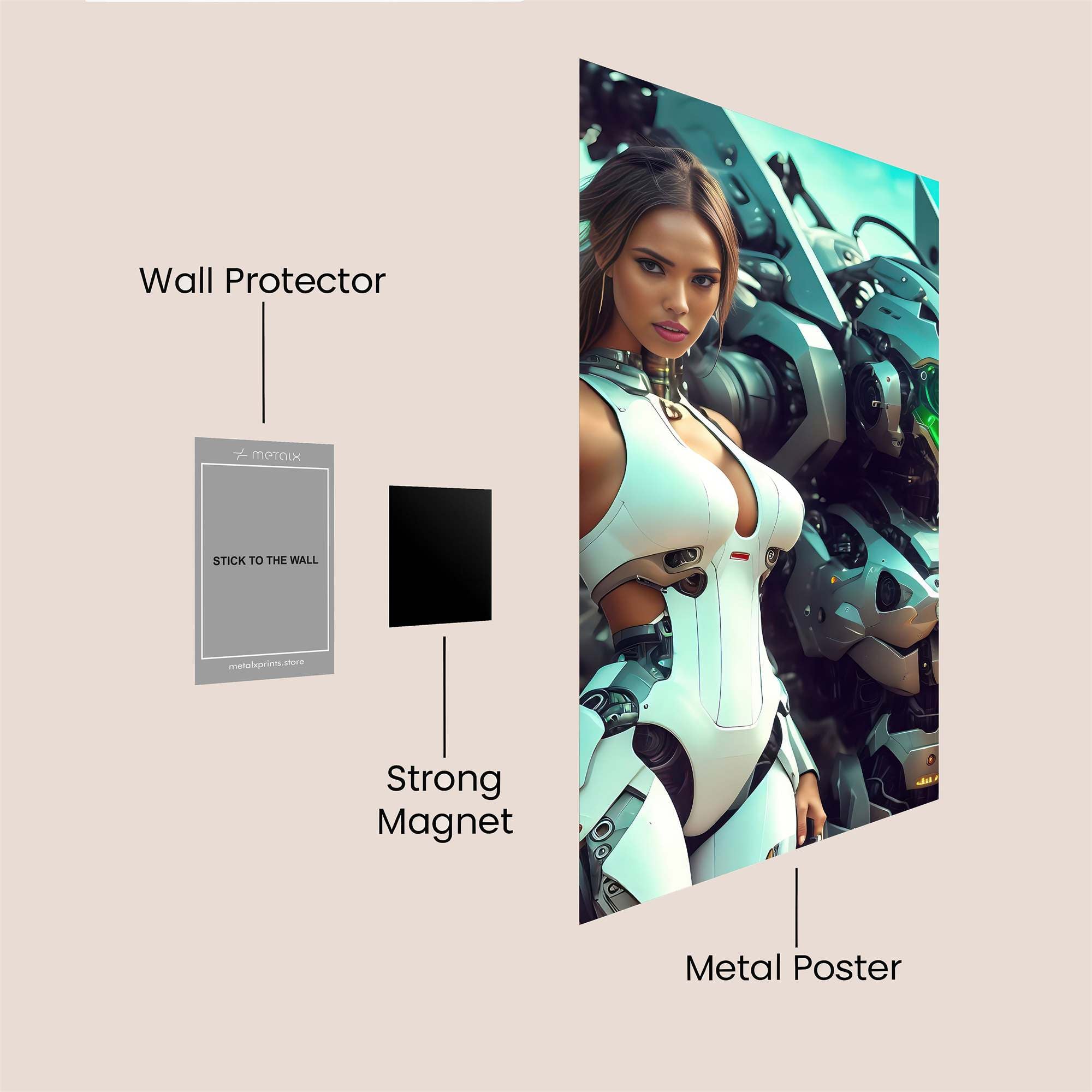 Cyber Harmony Safe Wall Magnetic / M