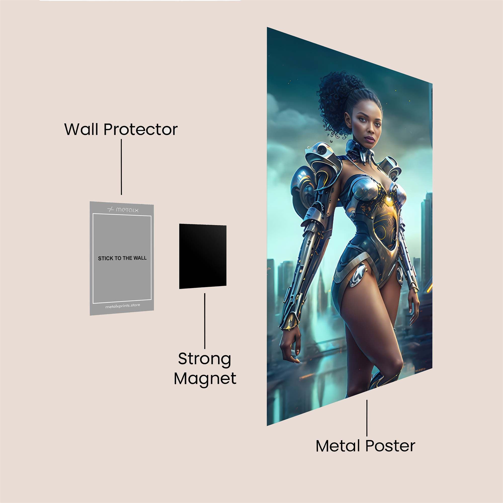 Cyber Empress Safe Wall Magnetic / M