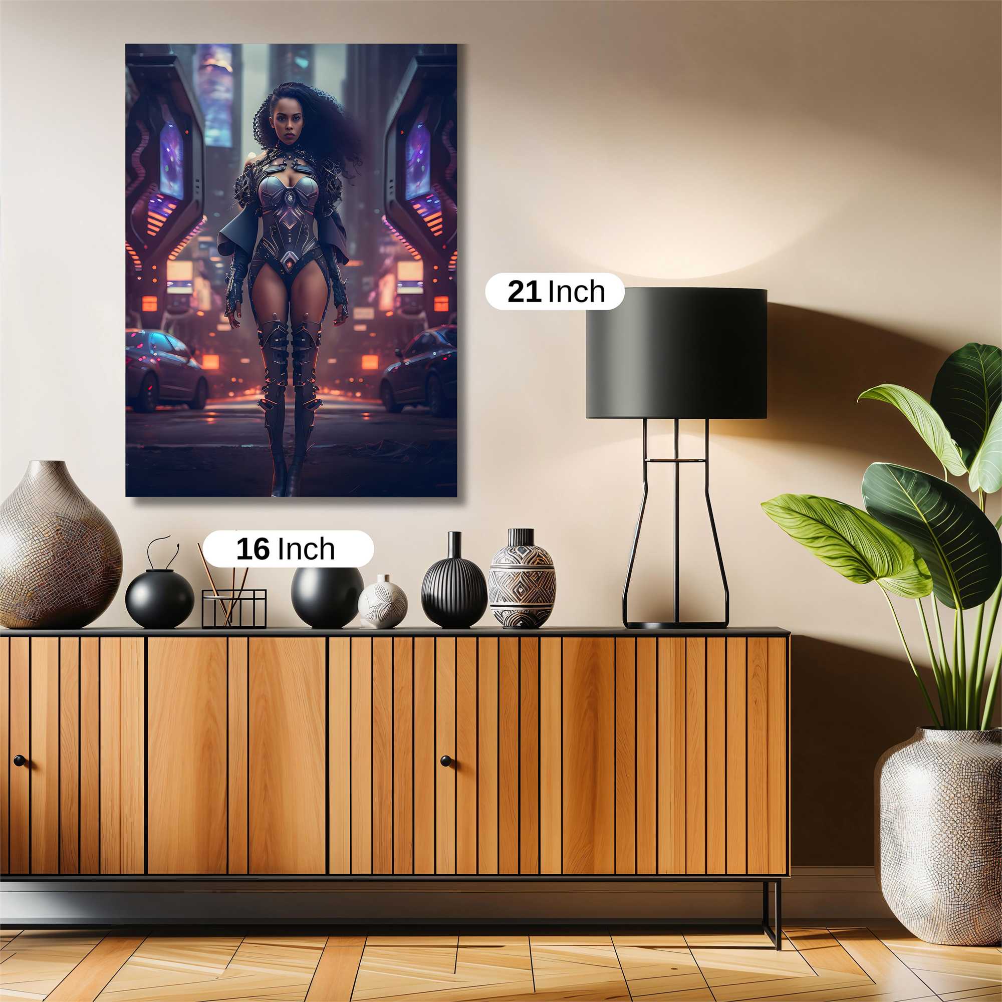 Cyber Siren Safe Wall Magnetic / M