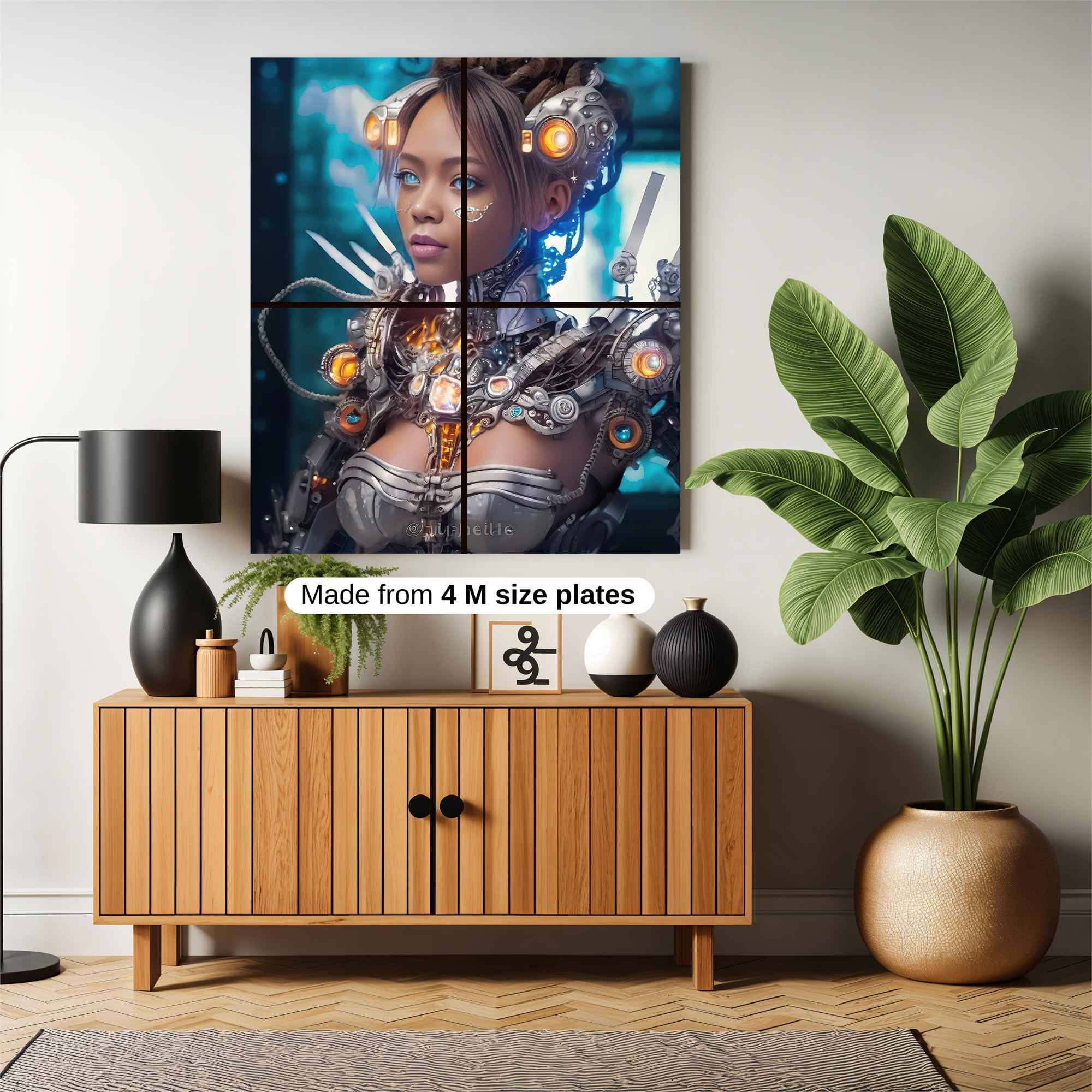 Cyber Enigma Safe Wall Magnetic / M