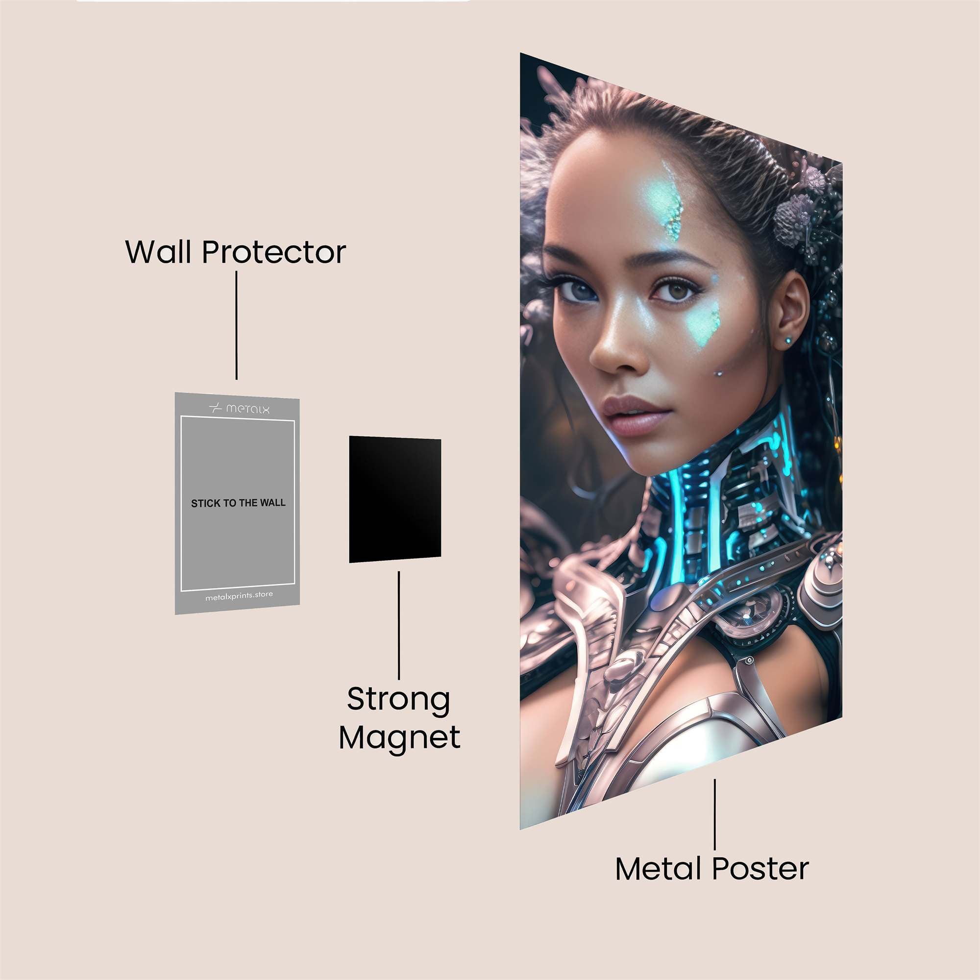 Cyber Empress Safe Wall Magnetic / M