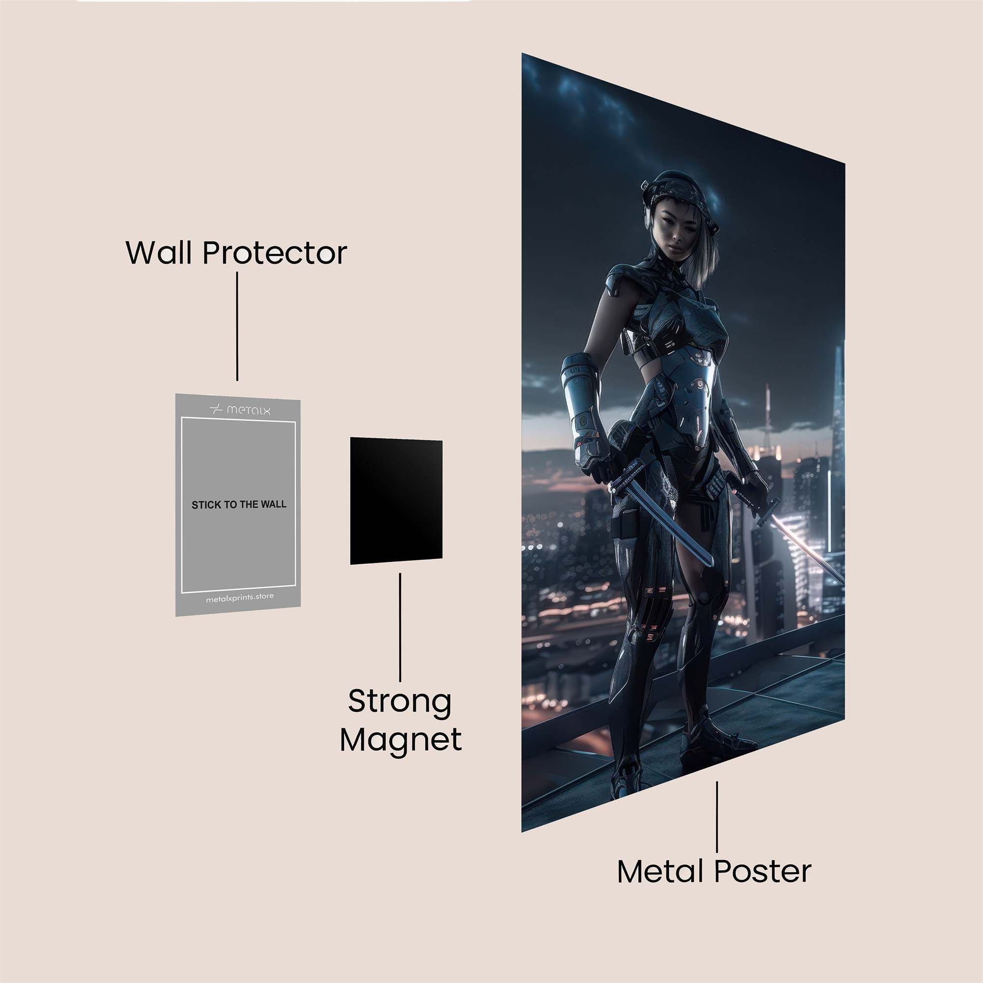 Cyberpunk Serenity Safe Wall Magnetic / M