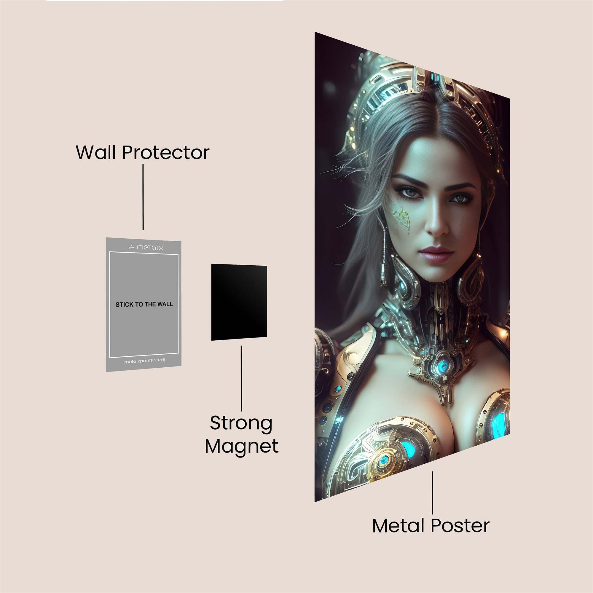 Empress Enigmatic Safe Wall Magnetic / M