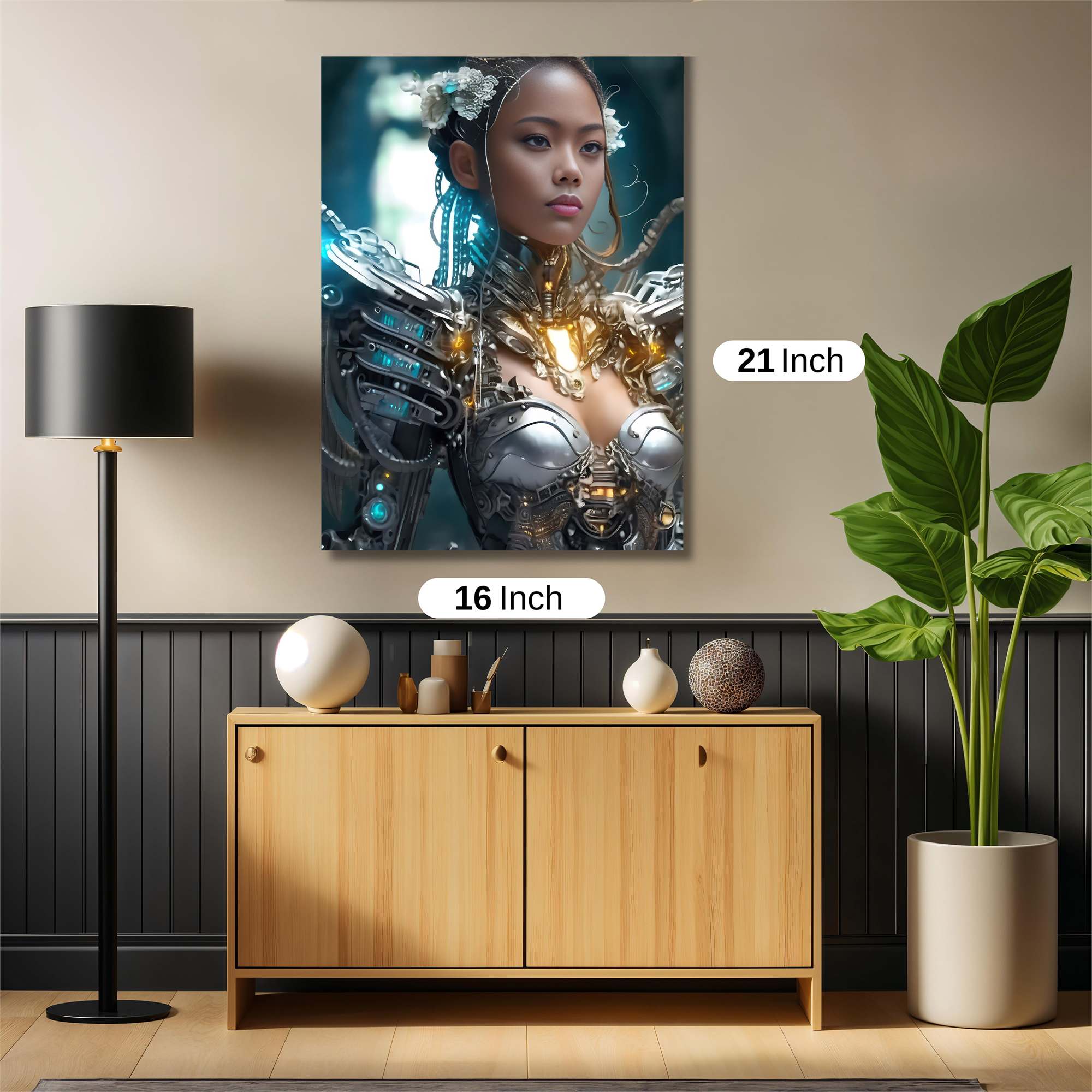 Cyber Enchantress Safe Wall Magnetic / M