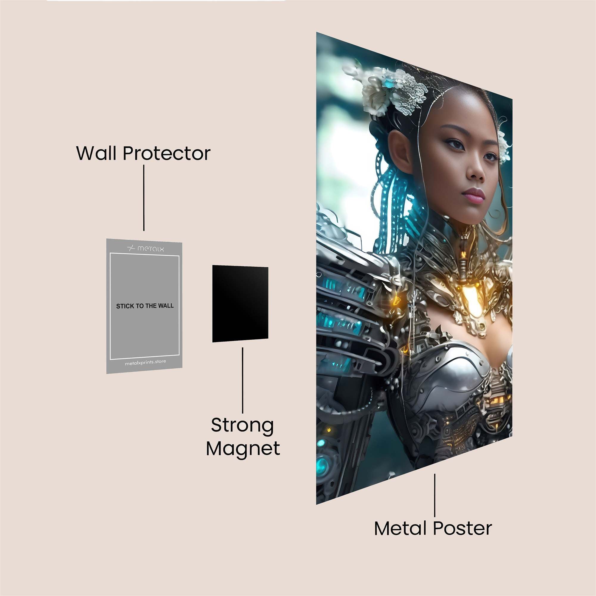 Cyber Enchantress Safe Wall Magnetic / M