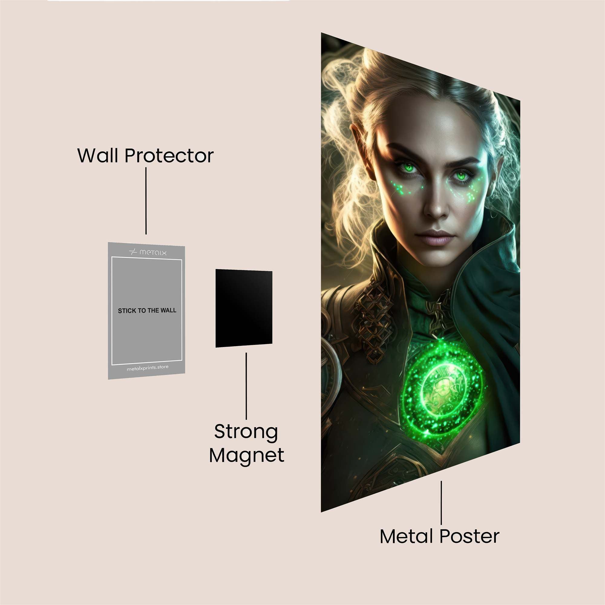 Mystic Enigma Safe Wall Magnetic / M