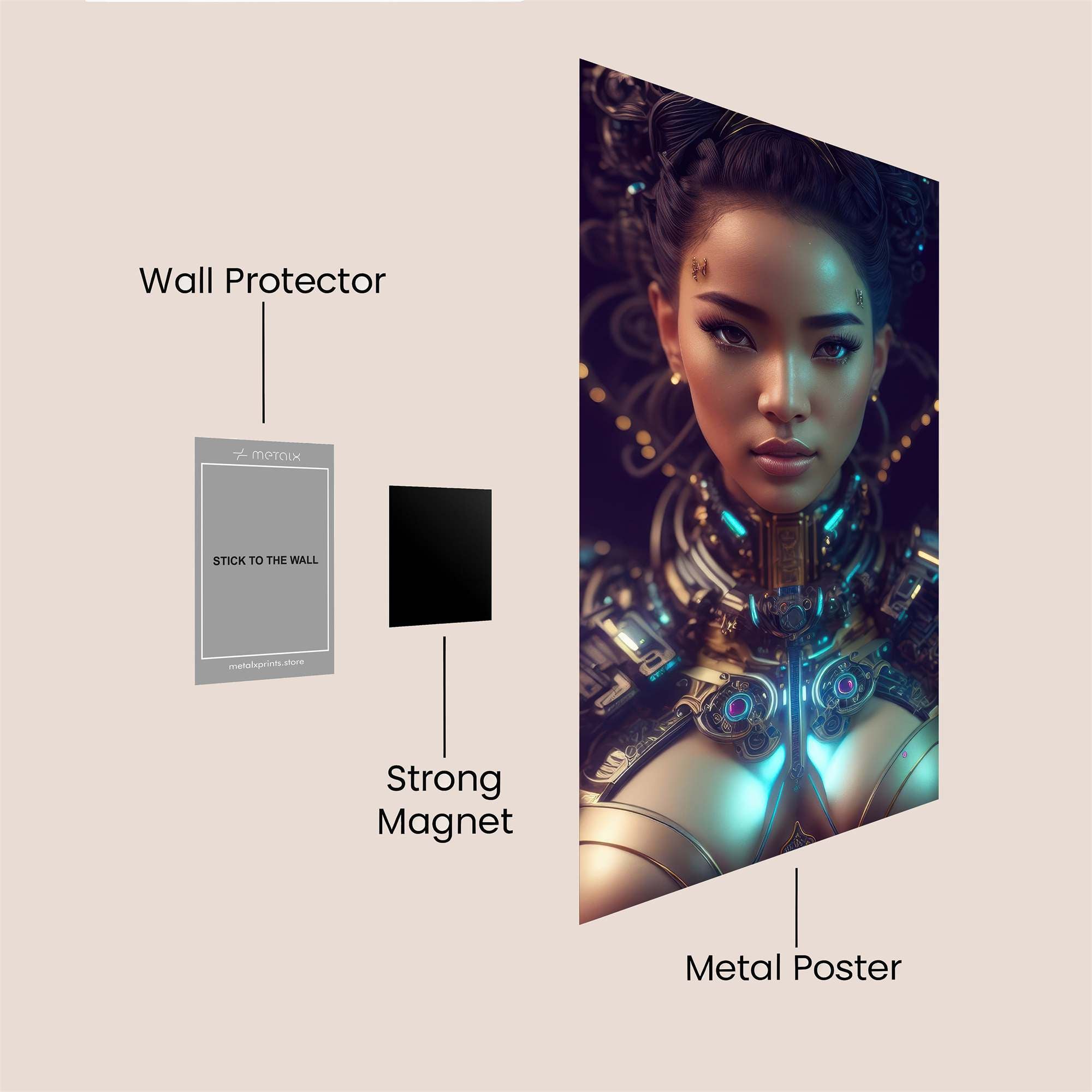 Cyber Empress Safe Wall Magnetic / M