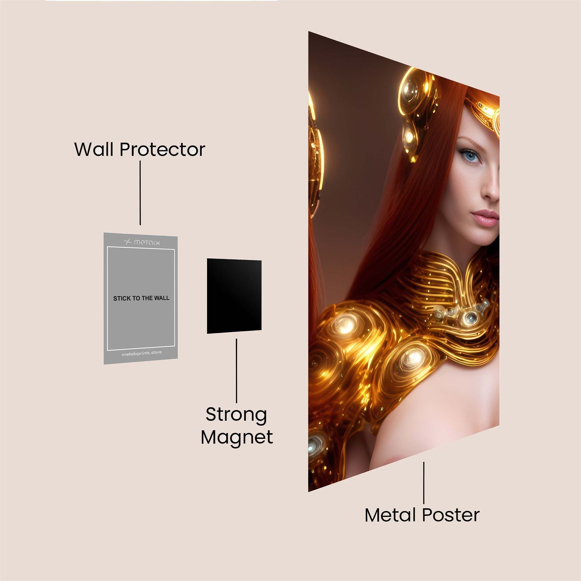 Dragon Serenity Safe Wall Magnetic / M