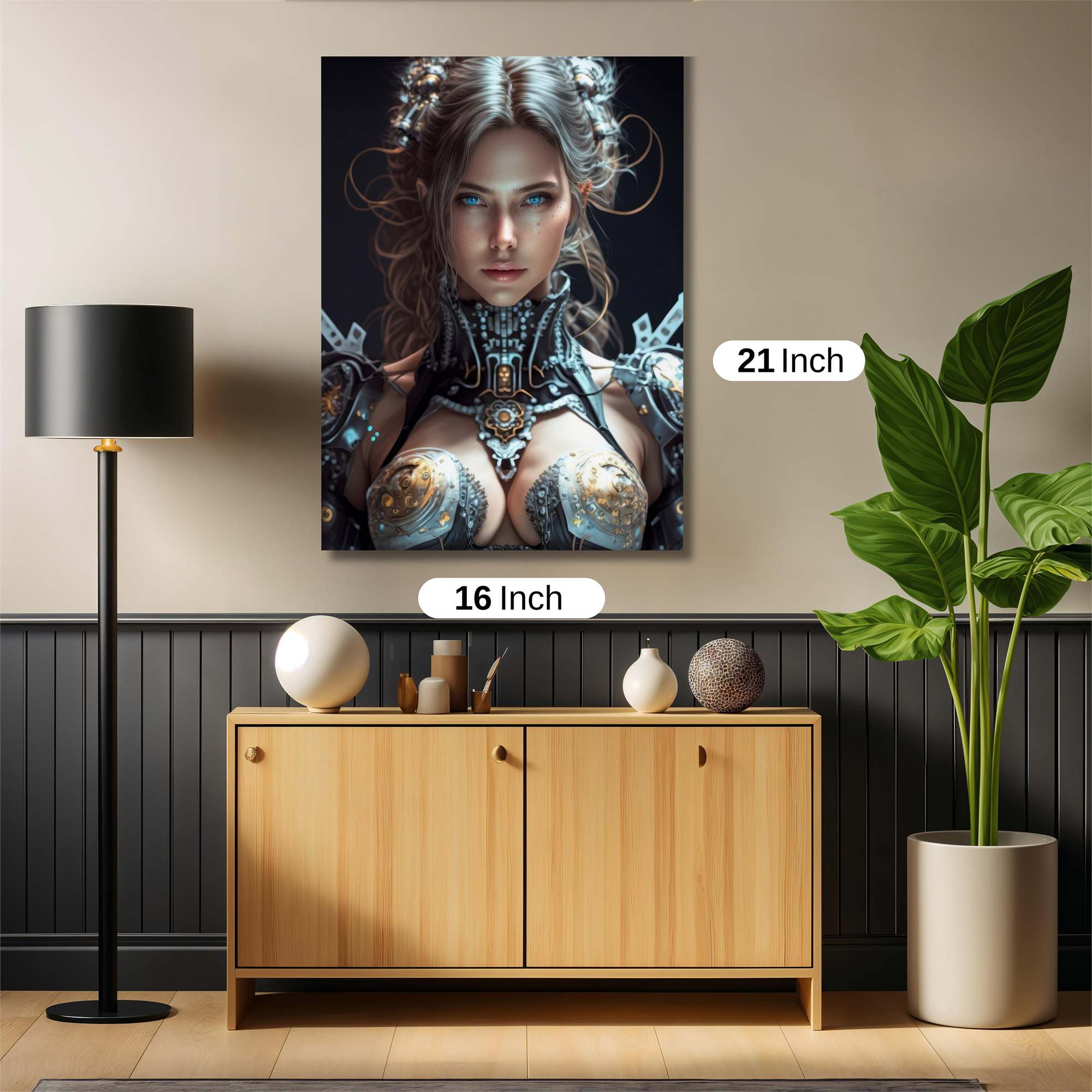 Cyber Empress Safe Wall Magnetic / M