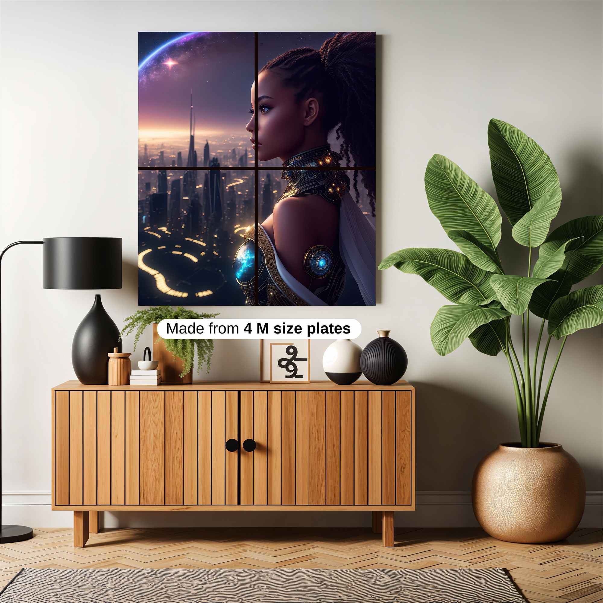 Futuristic Empress Safe Wall Magnetic / M