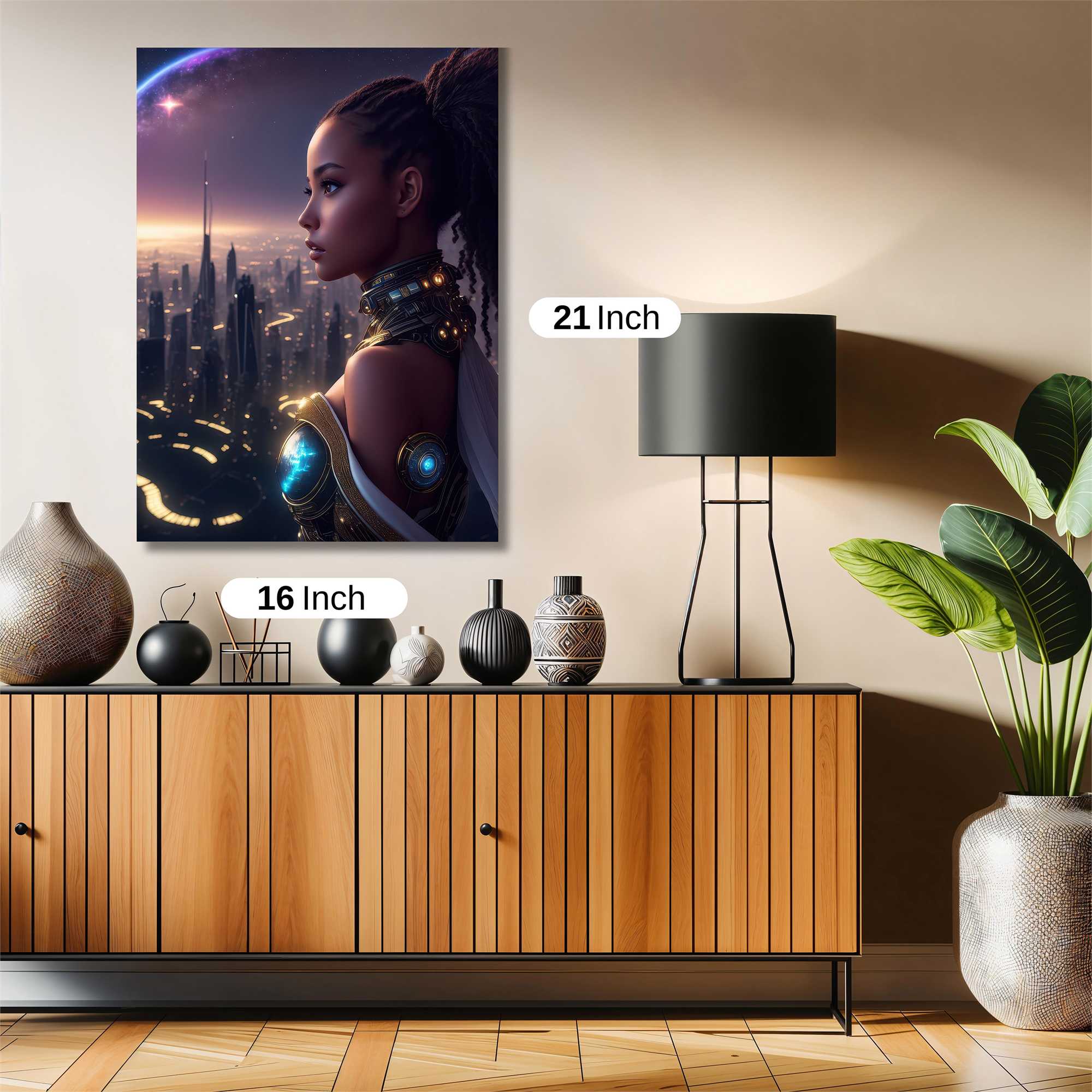 Futuristic Empress Safe Wall Magnetic / M