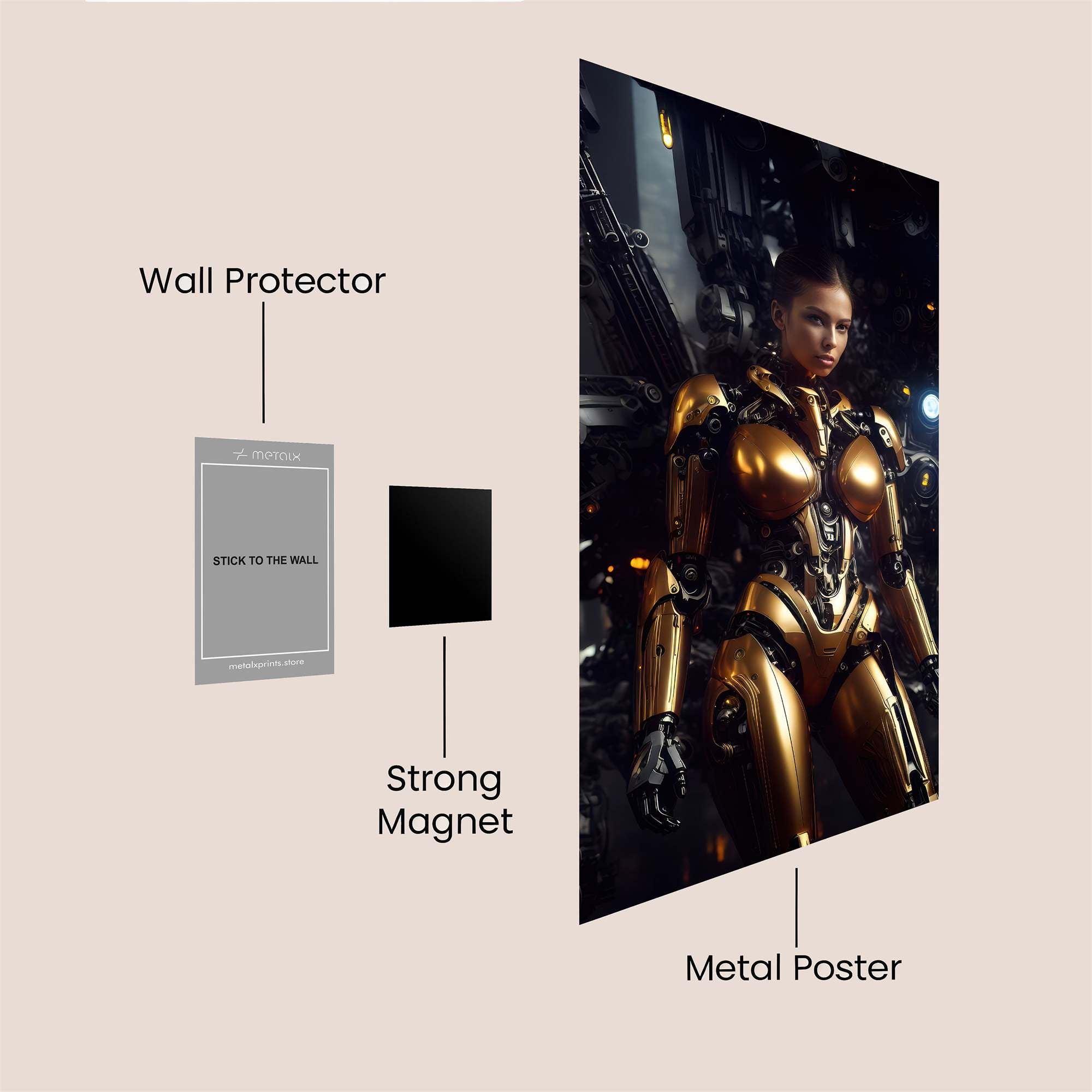 Alita Radiant Safe Wall Magnetic / M