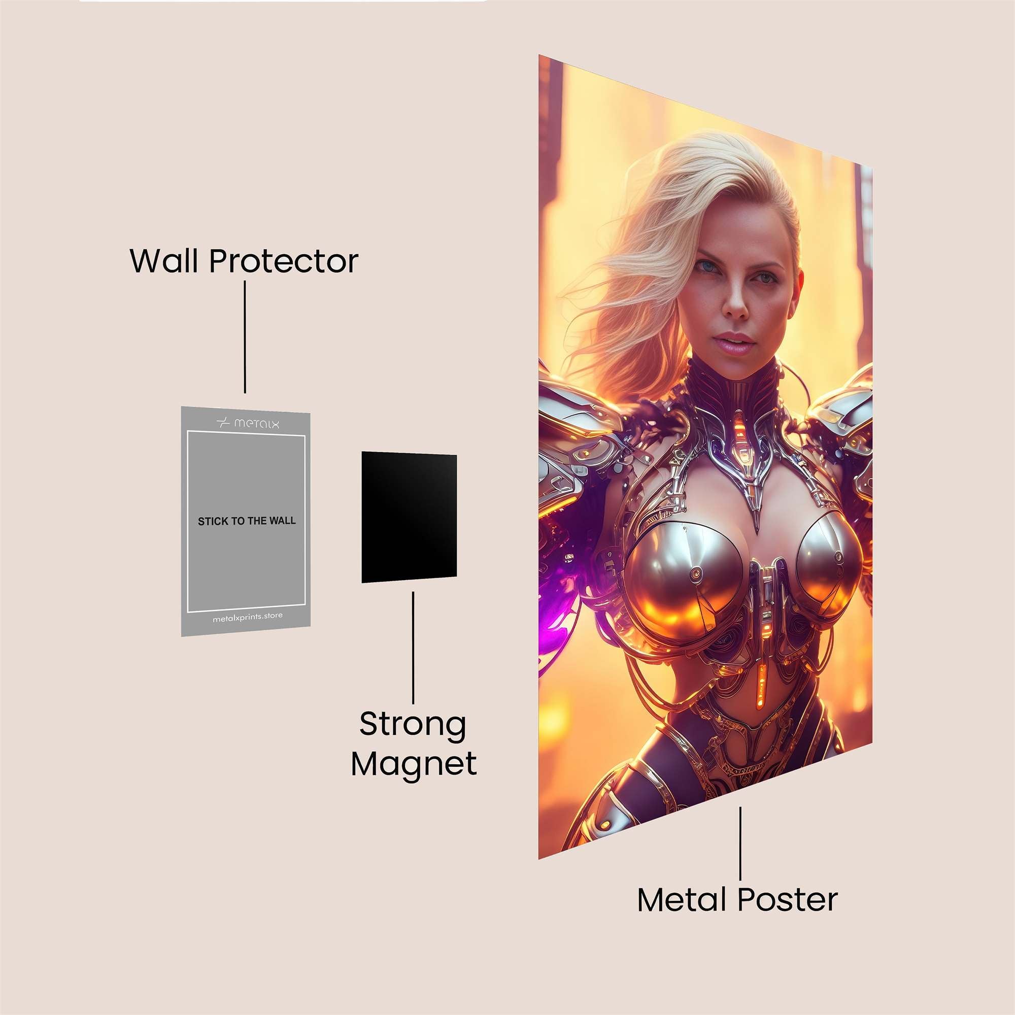 Cyber Empress Safe Wall Magnetic / M