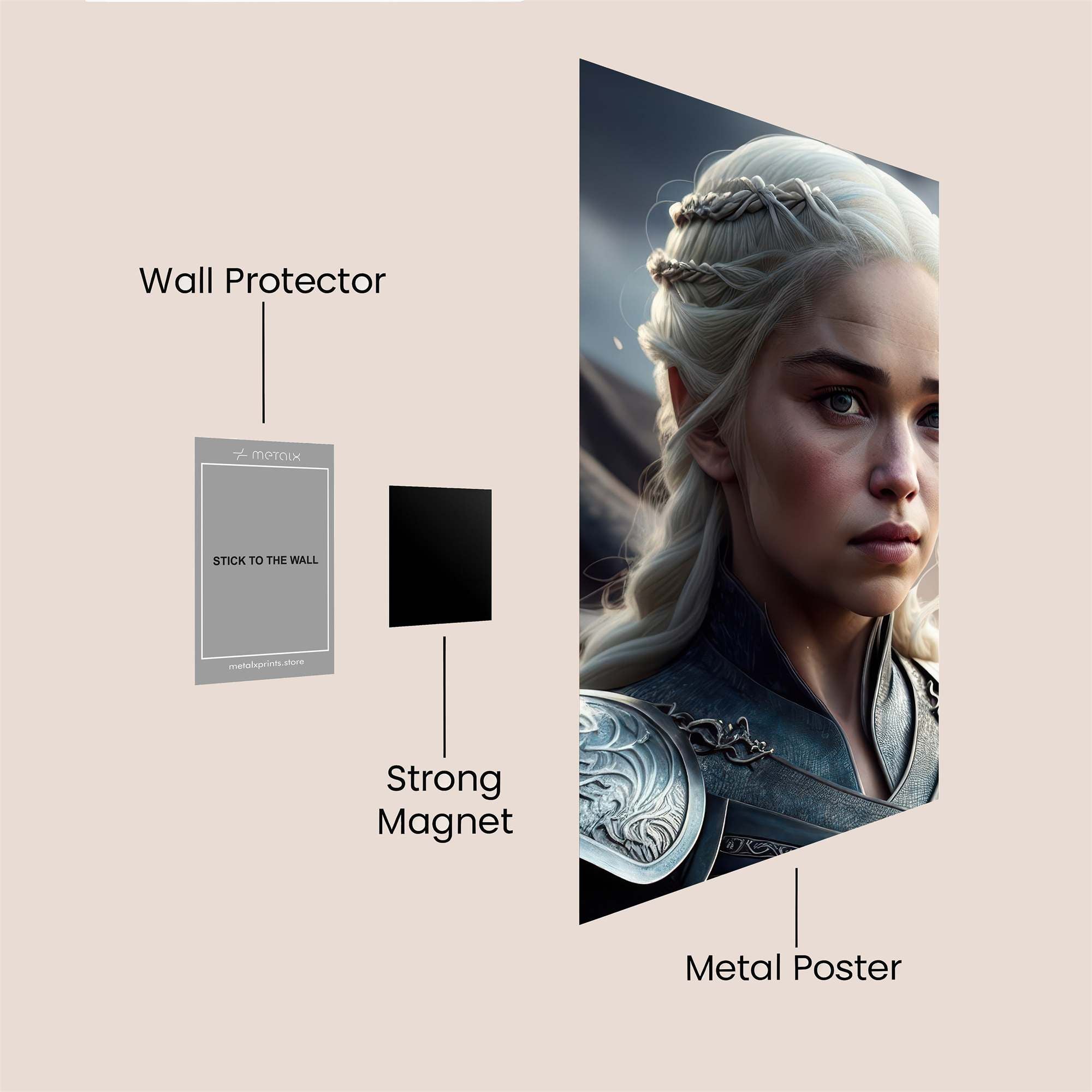 Daenerys Regal Safe Wall Magnetic / M