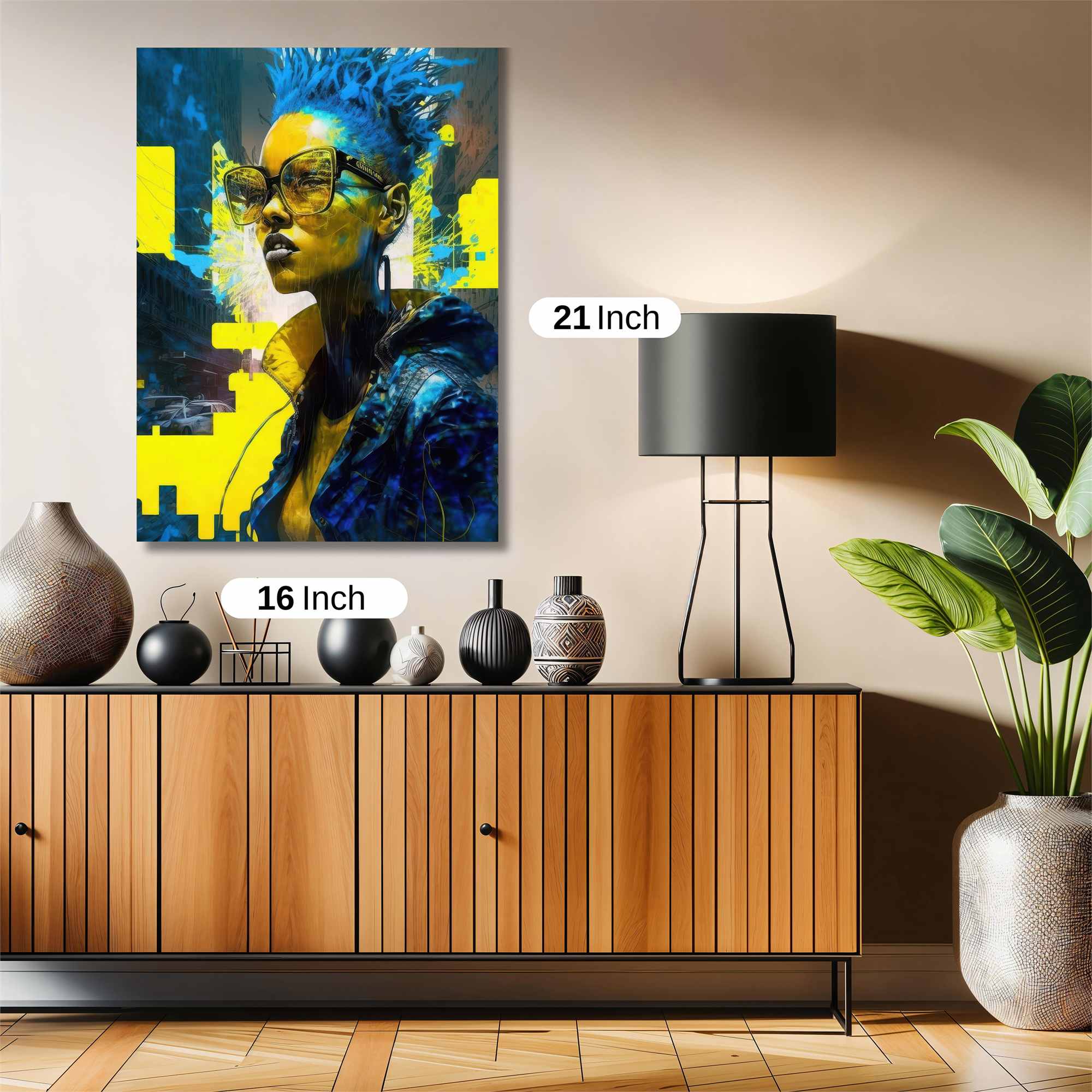 Cyberpunk Rebellion Safe Wall Magnetic / M