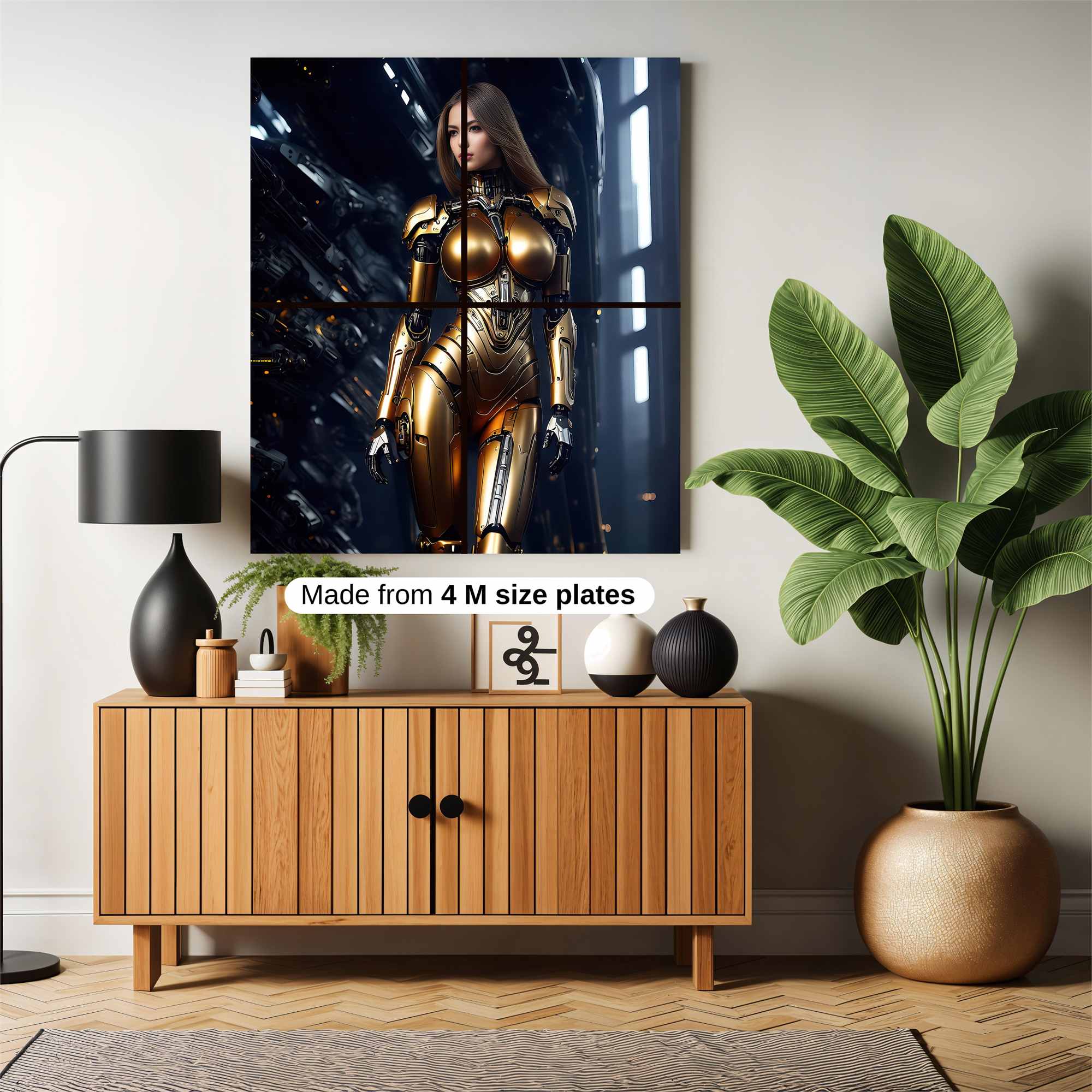 Robot Elegance Safe Wall Magnetic / M