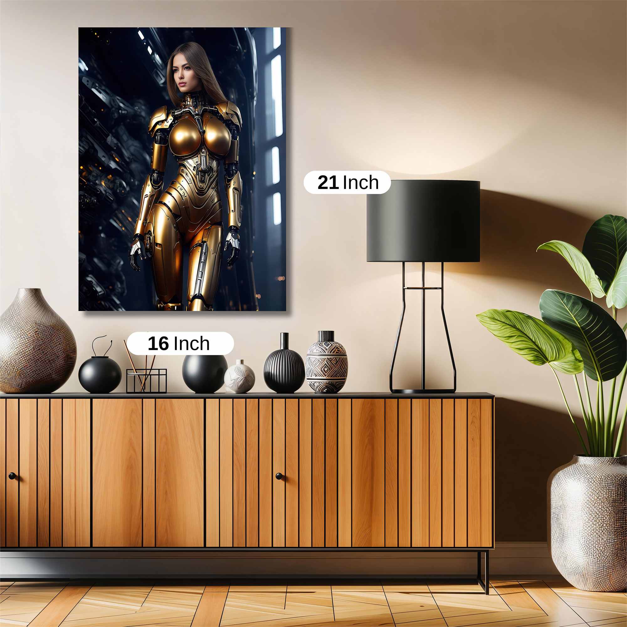 Robot Elegance Safe Wall Magnetic / M