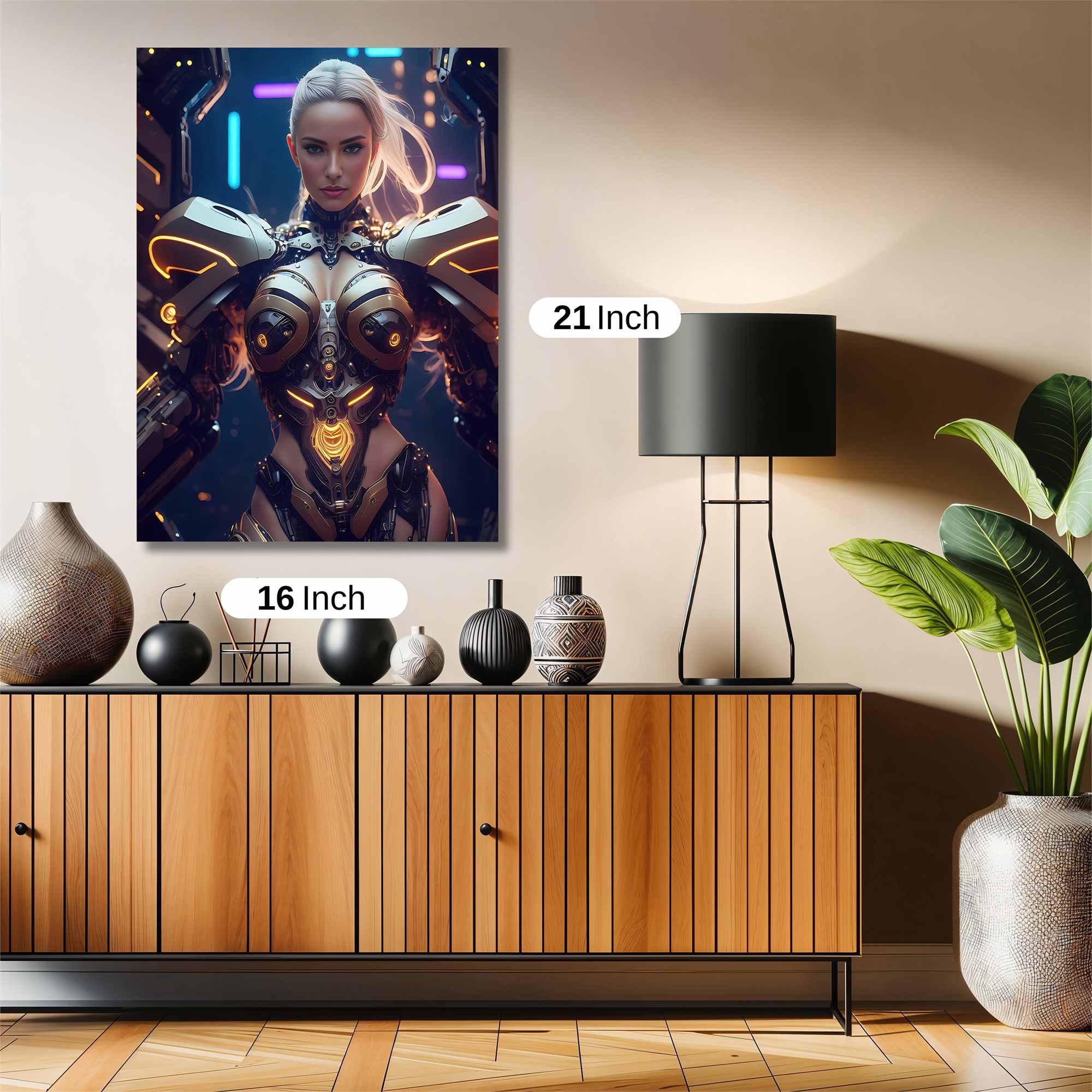 Cyber Vixen Safe Wall Magnetic / M