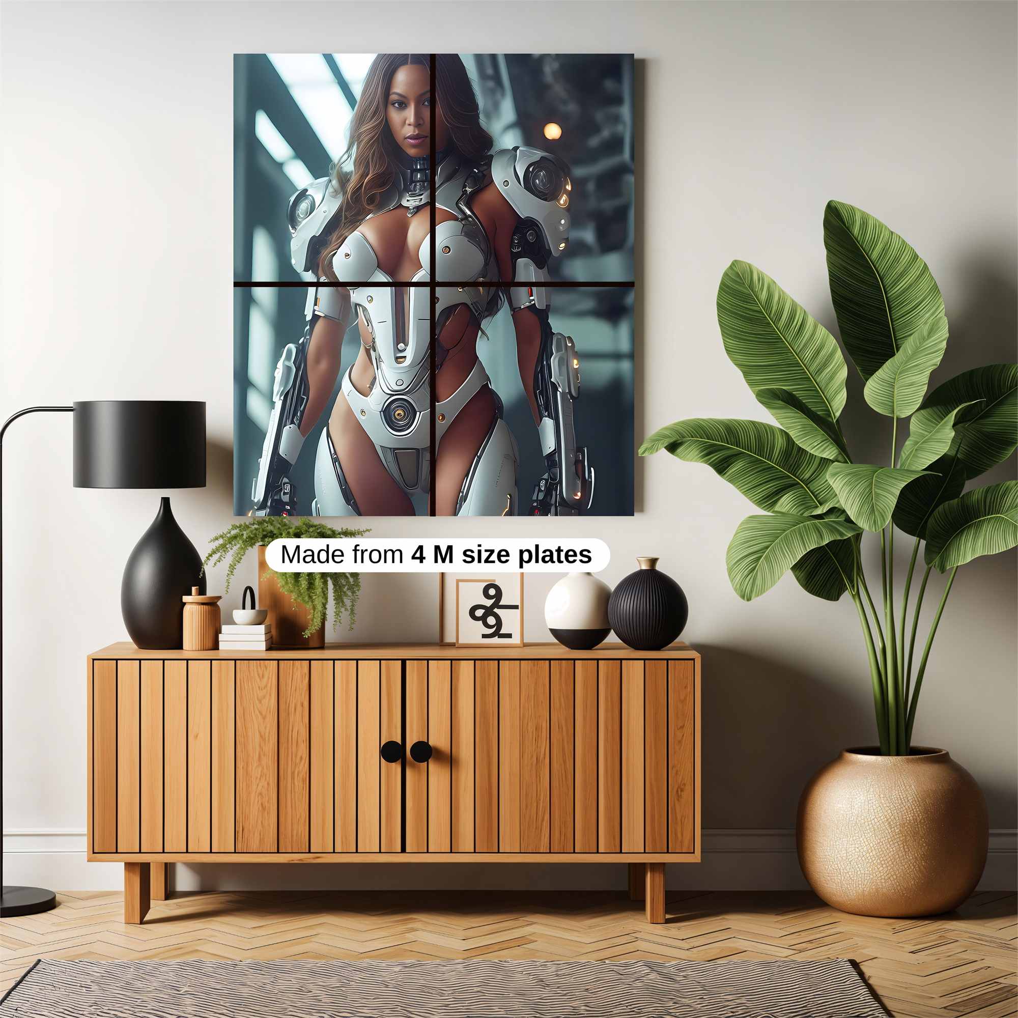 Futuristic Allure Safe Wall Magnetic / M